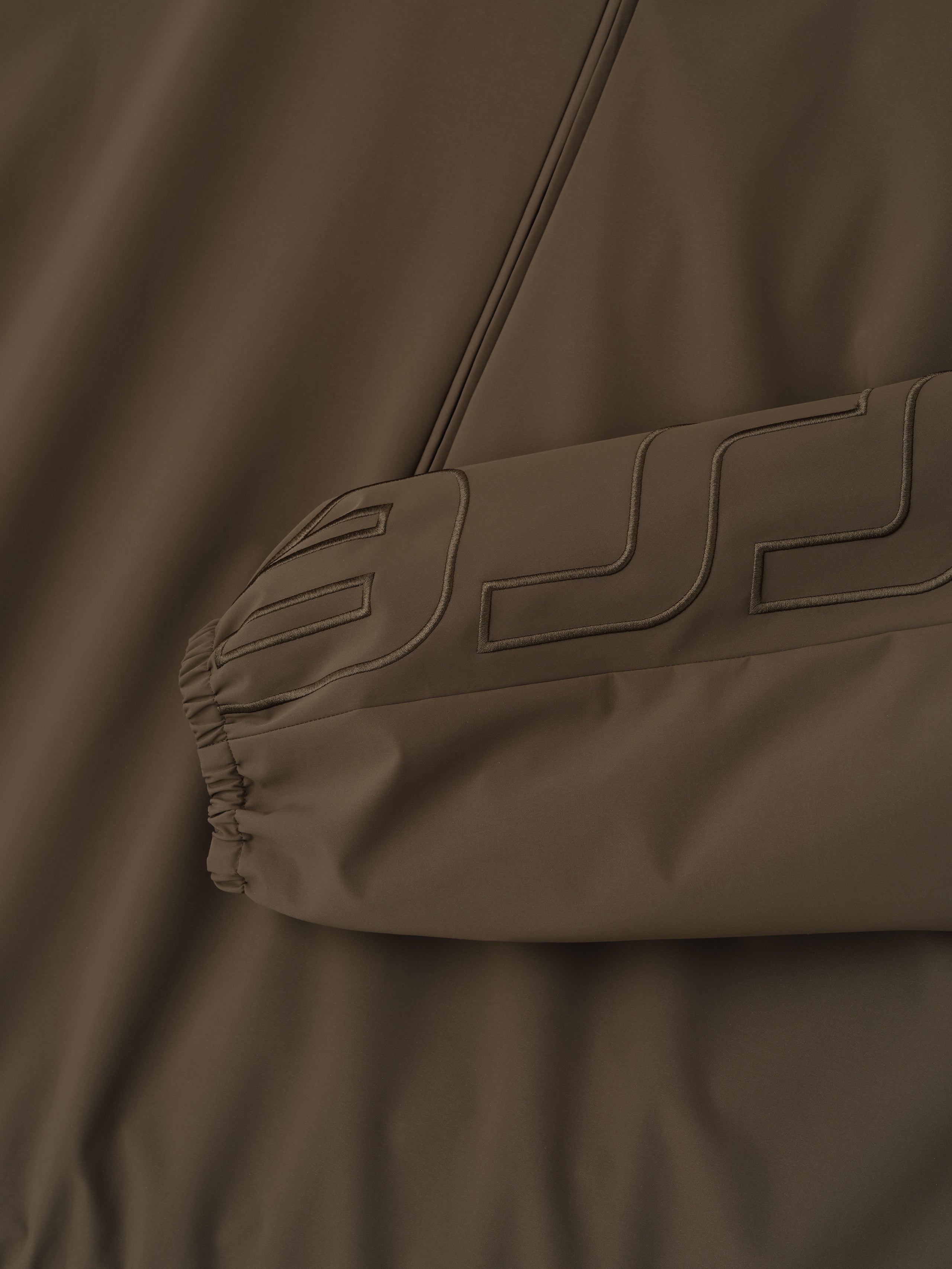 Essentials Active Trace Half Zip Track Jacket Brown