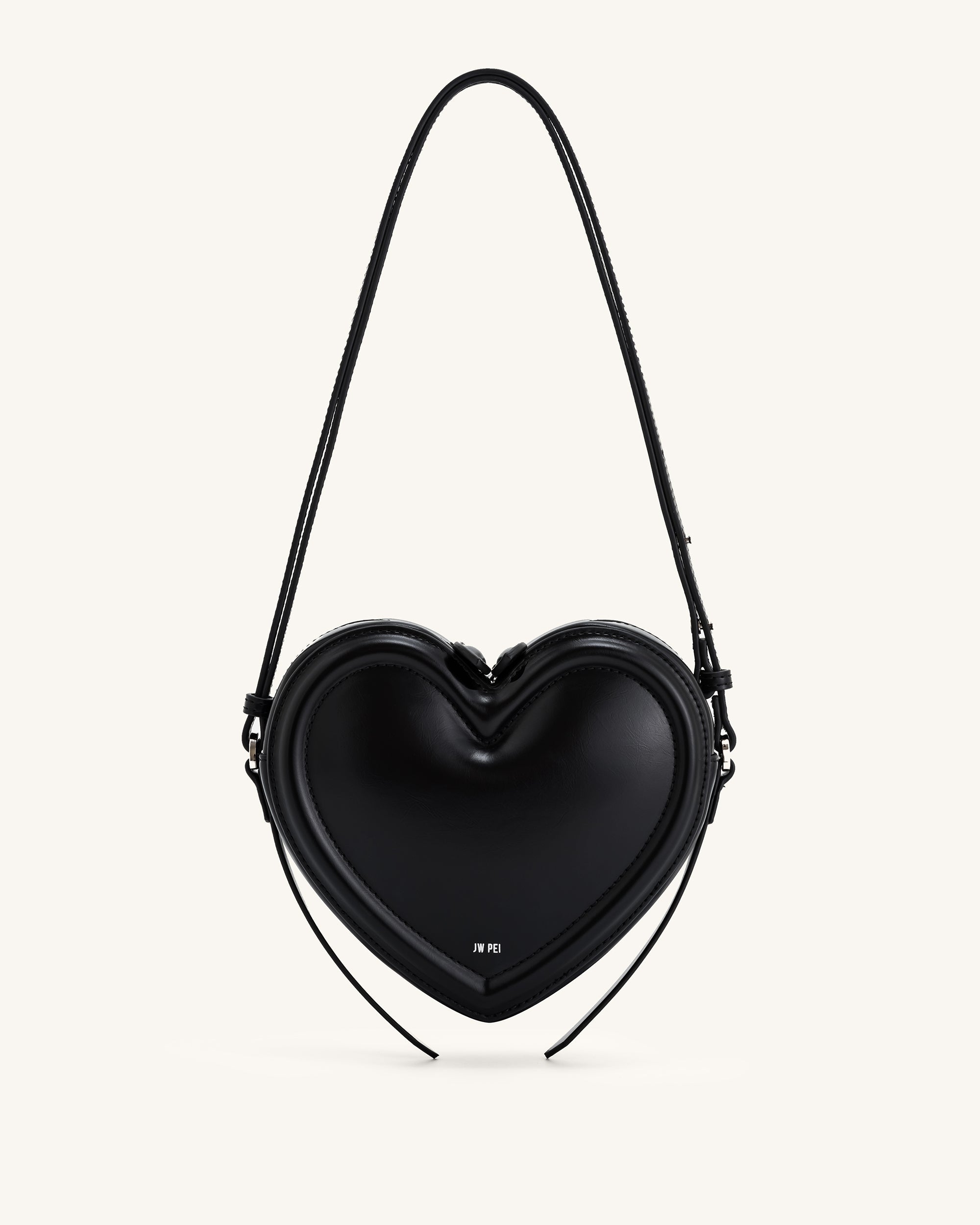 Jw Pei Arlene Heart Shaped Bag Black