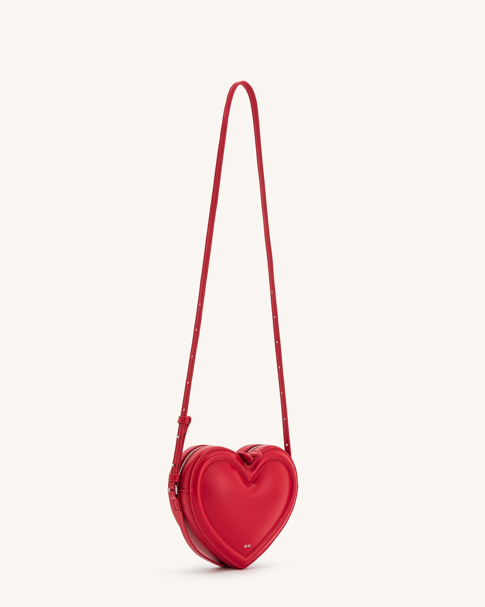 Jw Pei Arlene Heart Shaped Bag Magenta