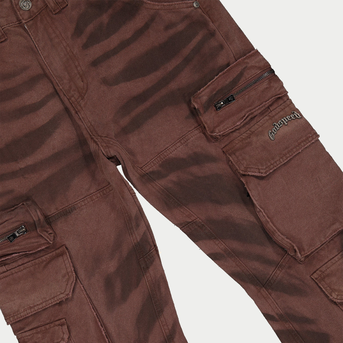 Godspeed Skidrow Flared Cargo Pants (Clay)