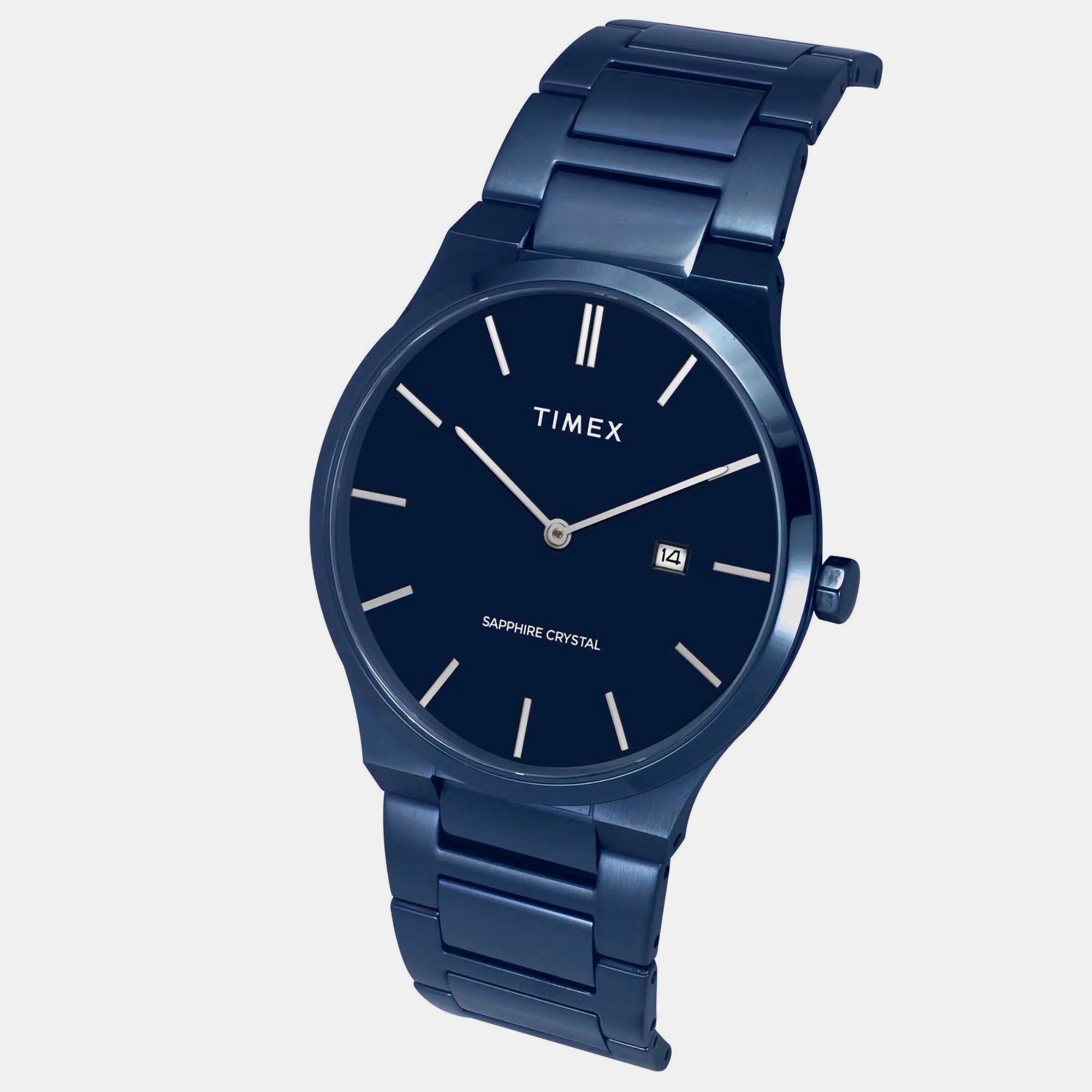 Timex Signio Men Quartz Dial Analog Stainless Steel Watch Tweg23602