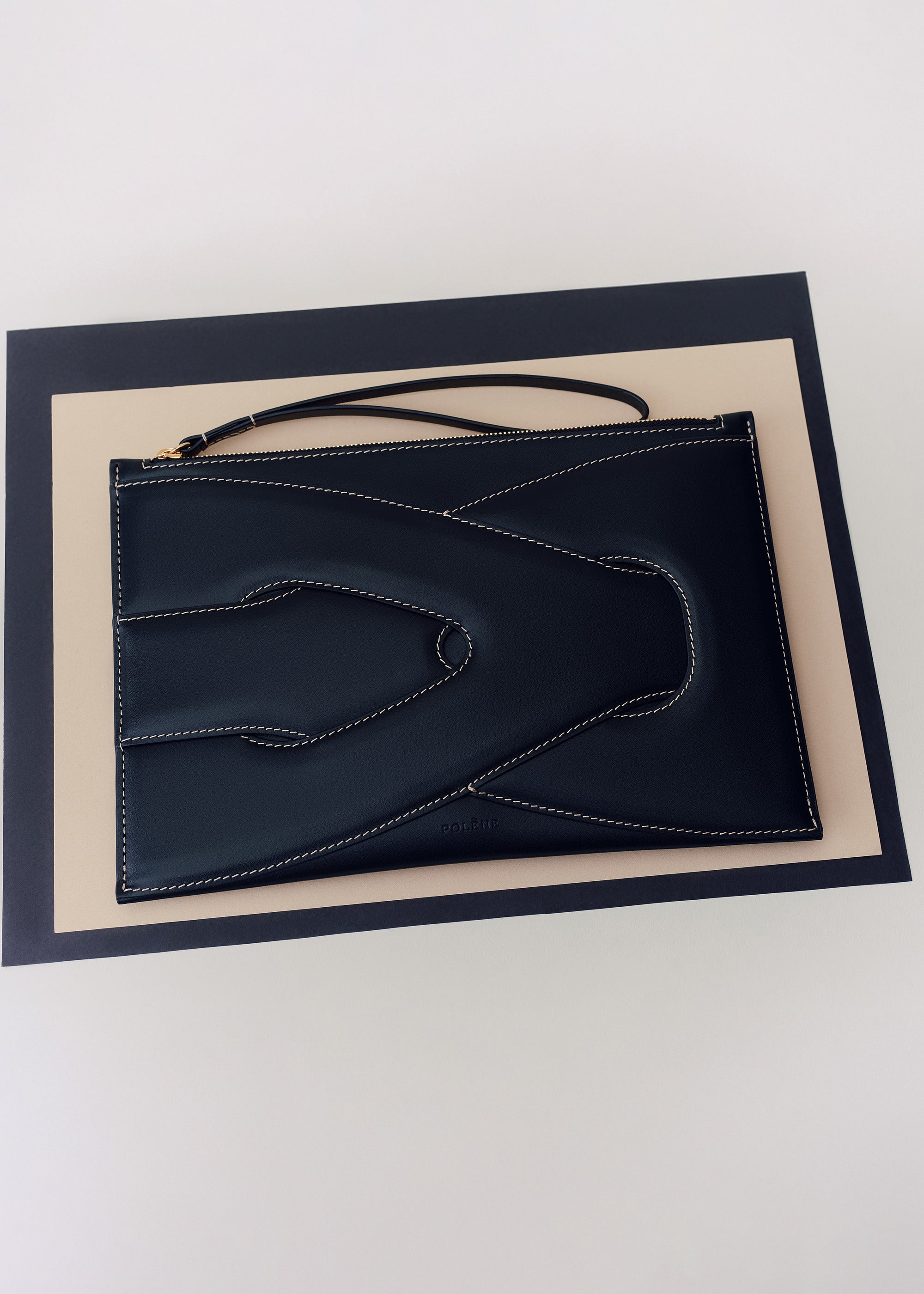 Polene Nodde Pouch Black
