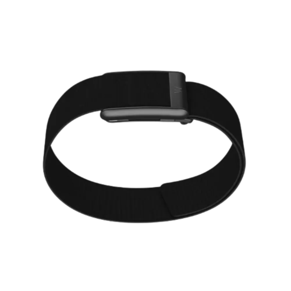 Whoop 5.0 Coreknit Jet Black Bicep Band - Only Strap L/XL