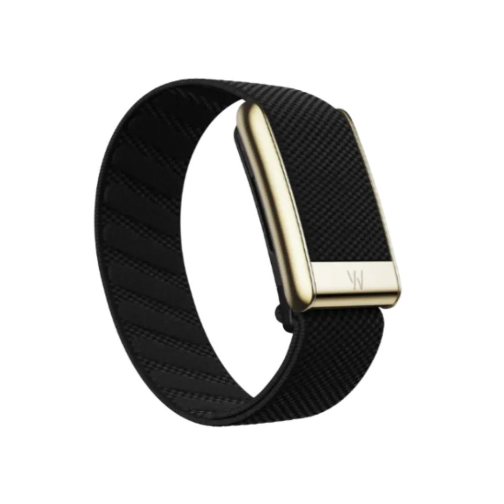 Whoop 5.0 MG Life Superknit Luxe Obsidian with Gold Band - Only Strap Whoop MG Life