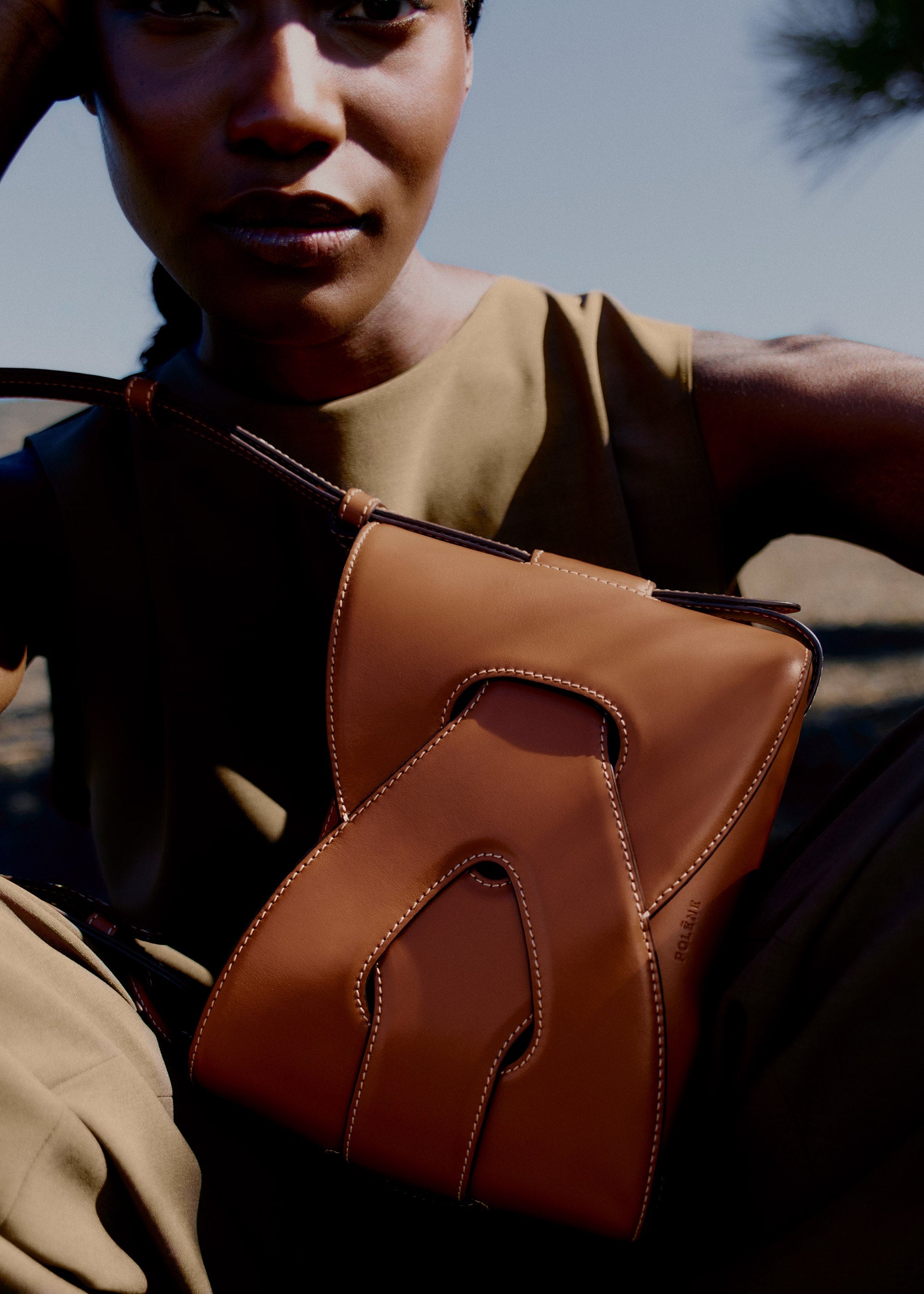 Polene Nodde Smooth Cognac