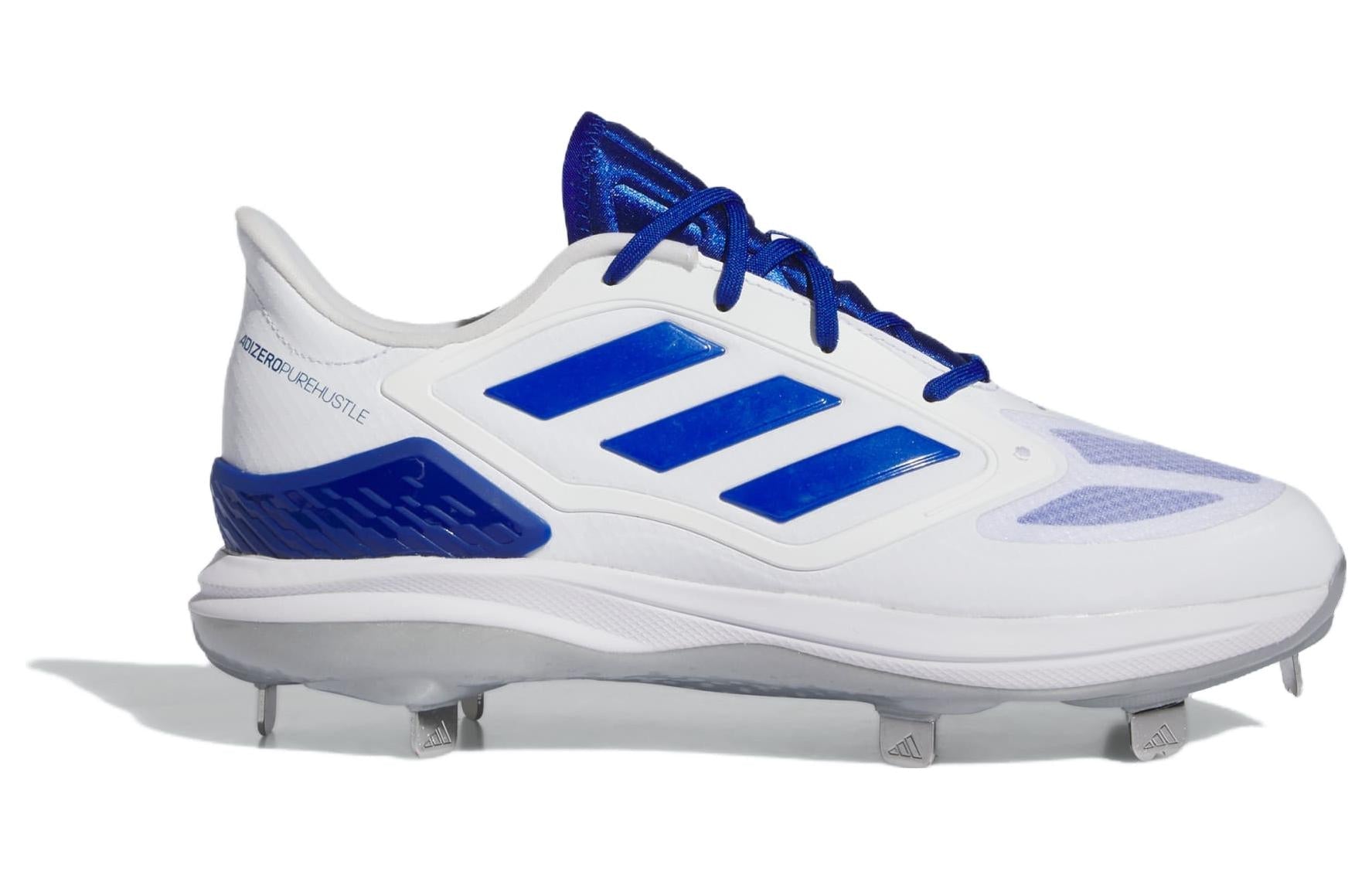 adidas Adizero Purehustle 3 Elite Cloud White Royal Blue Silver Metallic (Women's)