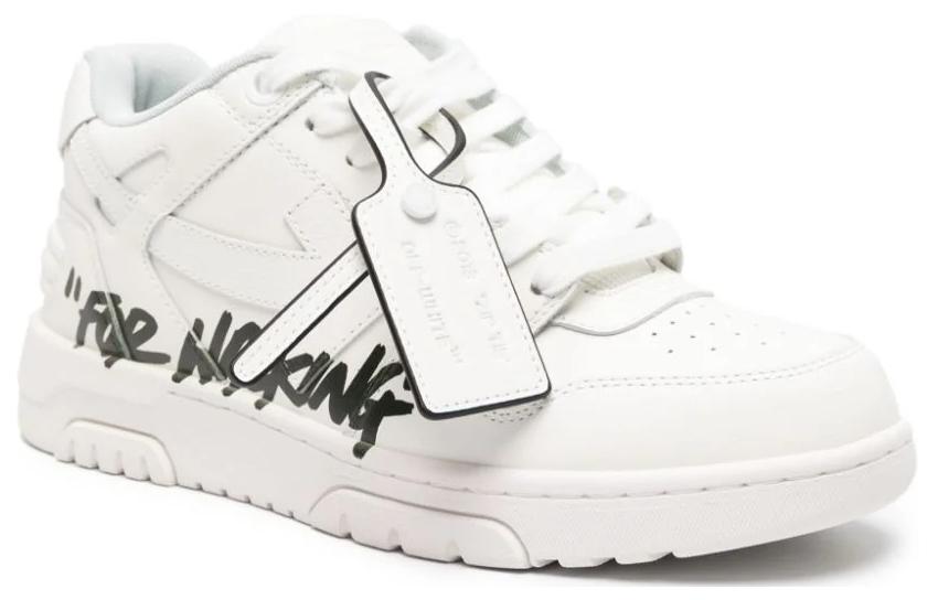 OFF-WHITE Out Of Office Low For Walking White Black