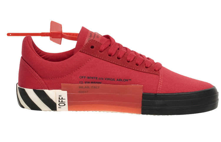 OFF-WHITE Vulc Low Red