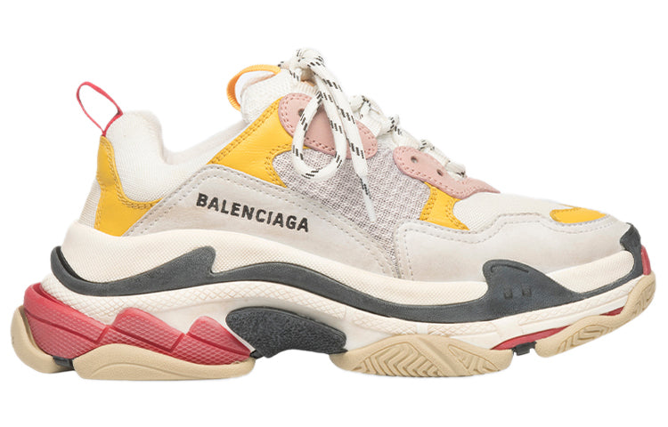 Balenciaga Triple S Cream Yellow Red (Women's)