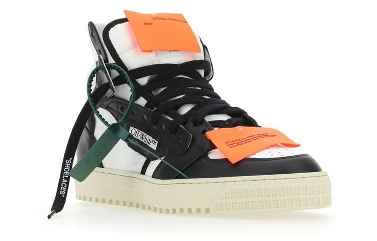 OFF-WHITE Off Court 3.0 Leather Canvas Black White
