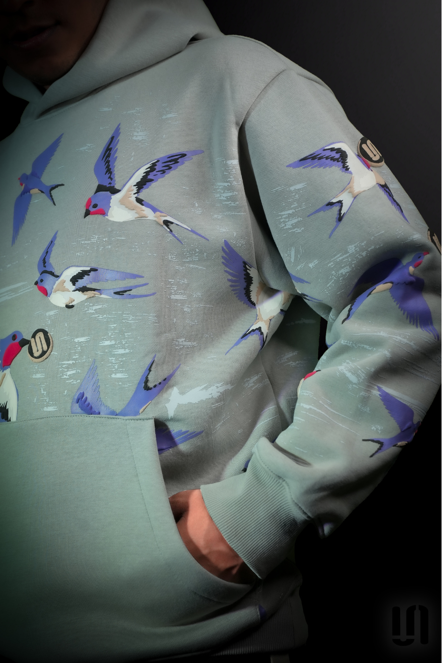 RISE ABOVE GREYWINGS HOODIE