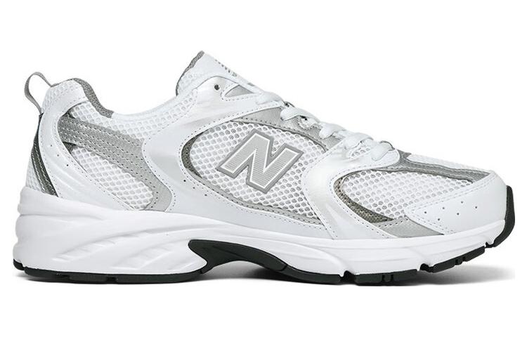 New Balance 530 White Silver Metallic
