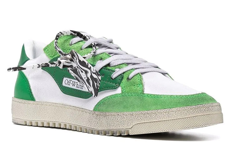 OFF-WHITE Vulcanized 5.0 Low Top White Green