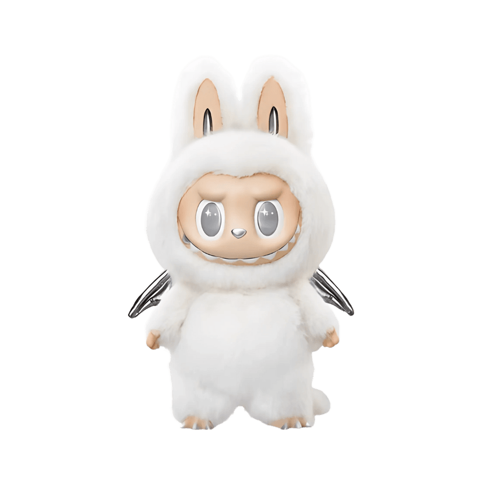 Pop Mart The Monsters Labubu Zimomo Angel in Clouds Figure + Tote Bag Pack of 1