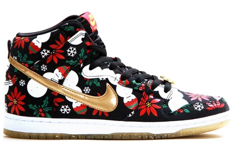 Nike SB Dunk High Concepts Ugly Christmas Sweater Black