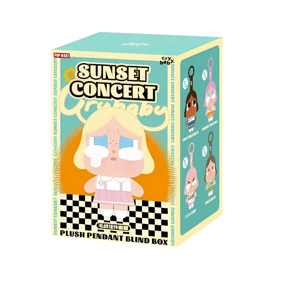 Pop Mart CryBaby Sunset Concert Series Plush Pendant Blind Box Pack of 1