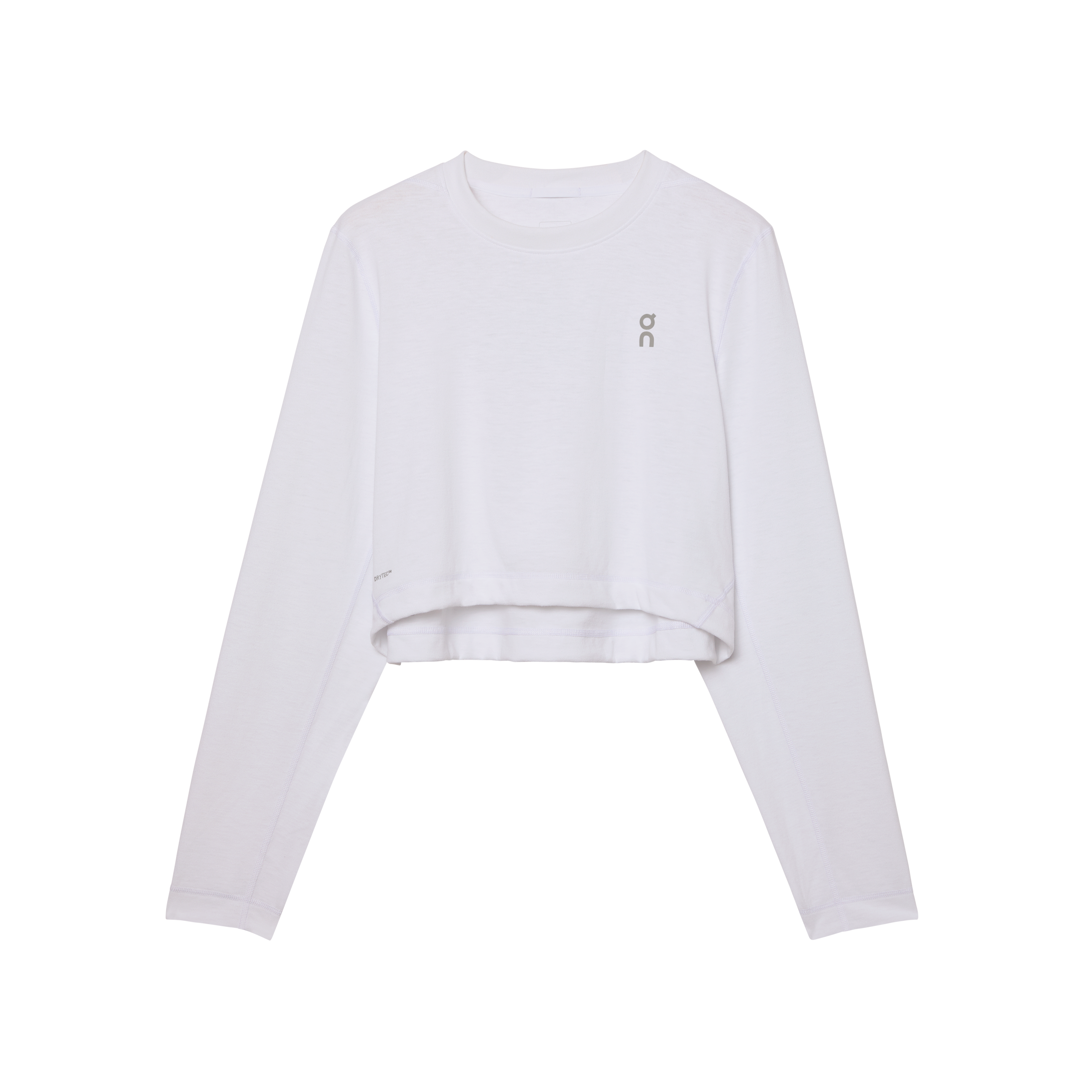 On Train Long-T Crop Graphic White (Women'S)