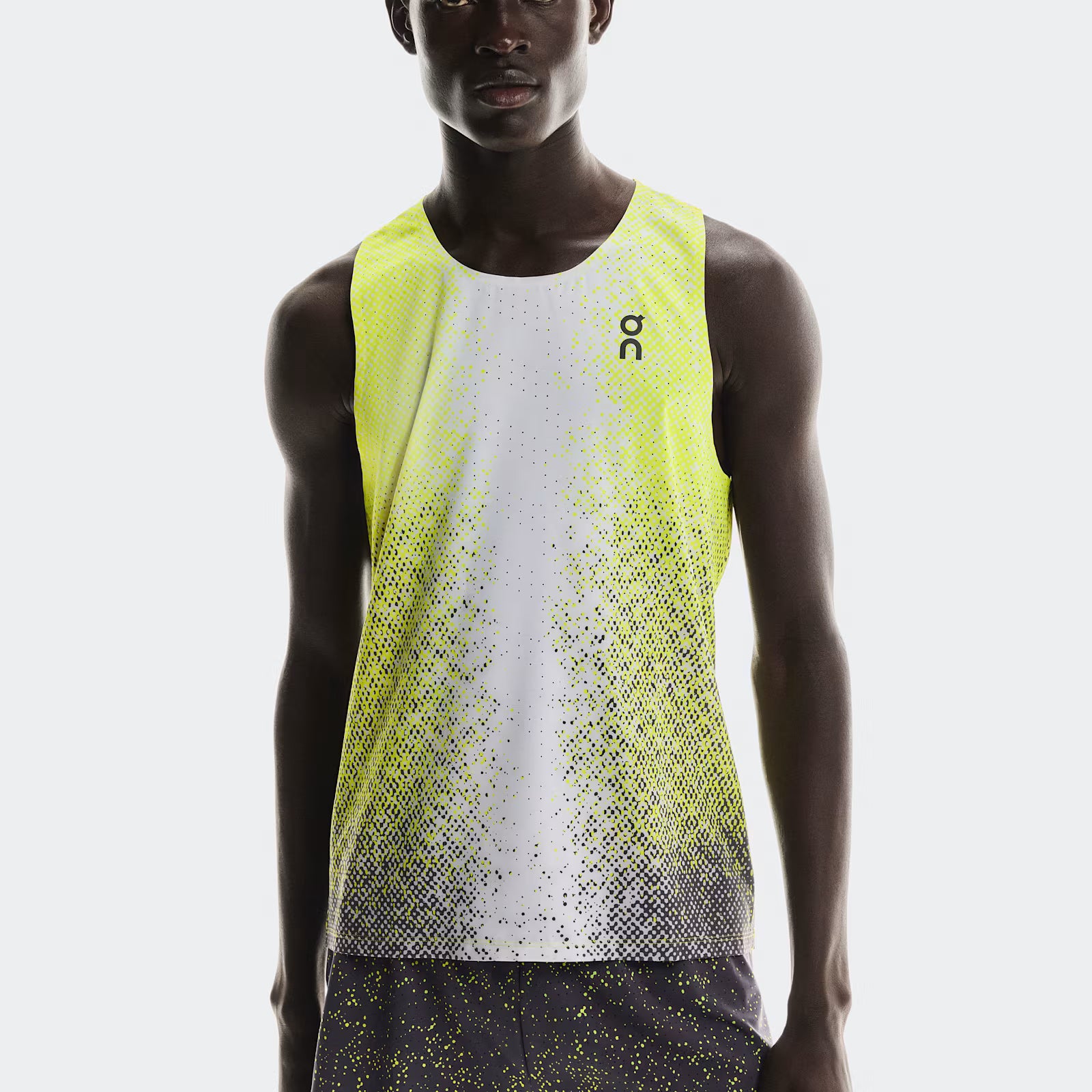 On Race Singlet Lime