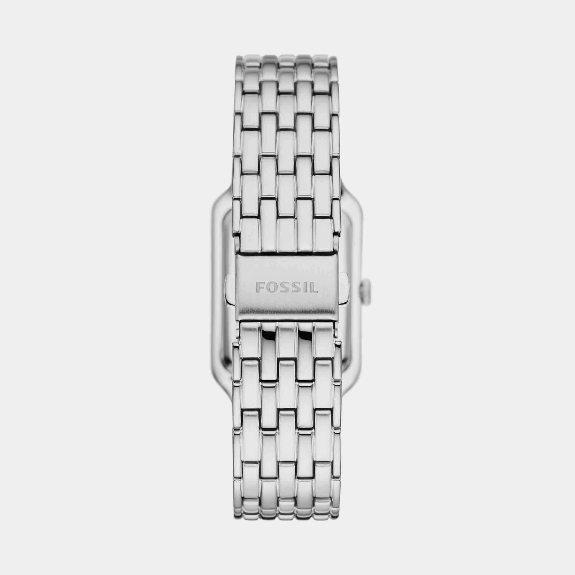 Fossil Raquel Women Quartz Silver Dial Analog Stainless Steel Watch Es5306