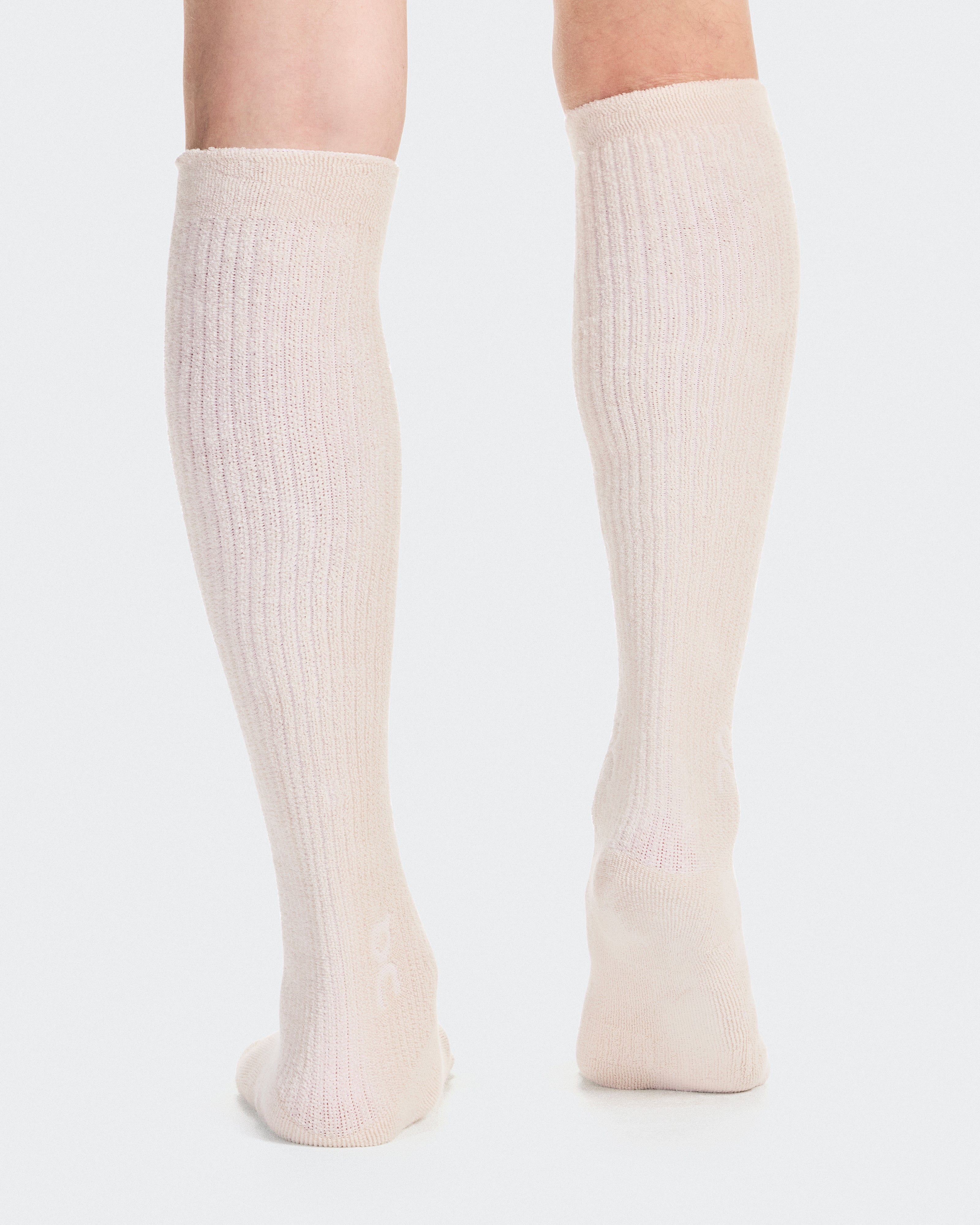 On Terry Sock Knee High Pearl