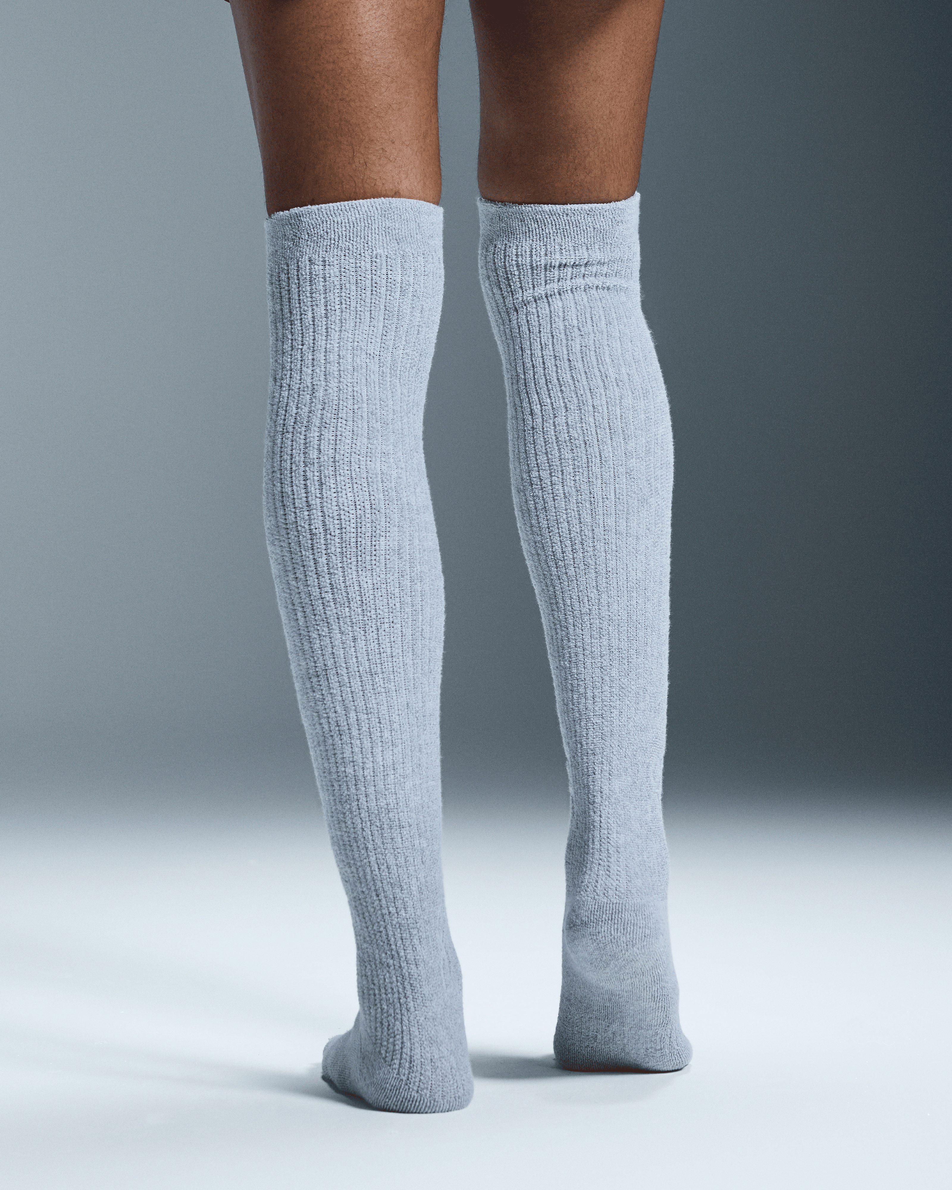 On Terry Sock Knee High Heather Gray