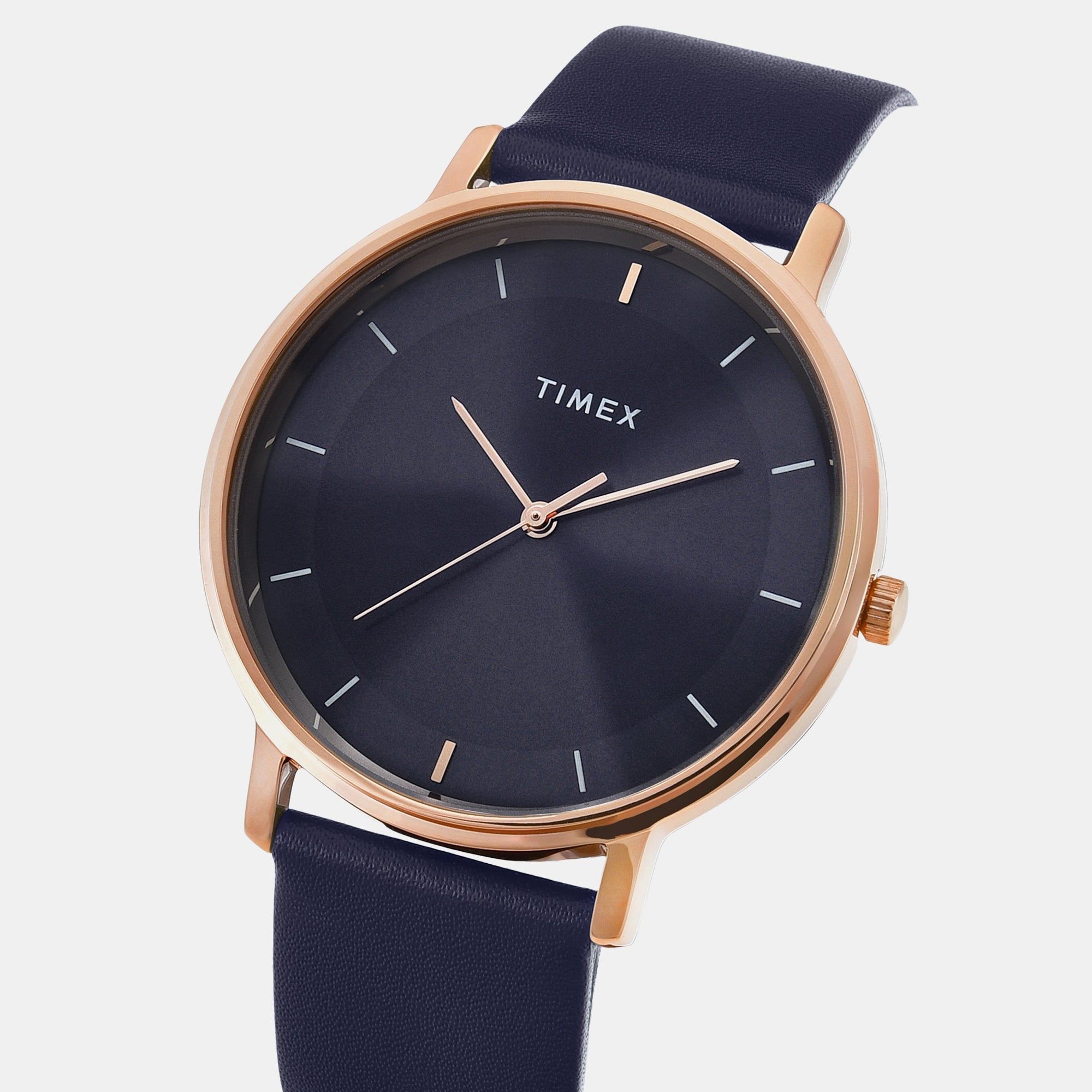 Timex Trendline Men Quartz Dial Analog Leather Watch Tw0Tg8015