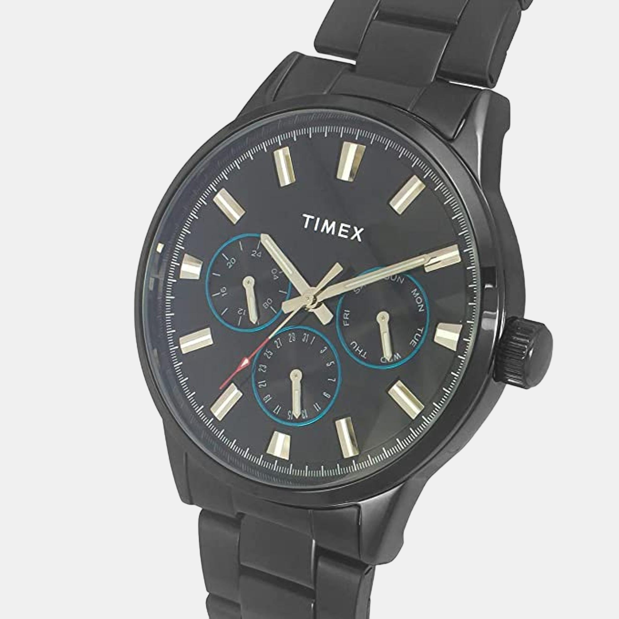 Timex Trendline Men Quartz Dial Chronograph Stainless Steel Watch Tweg19911