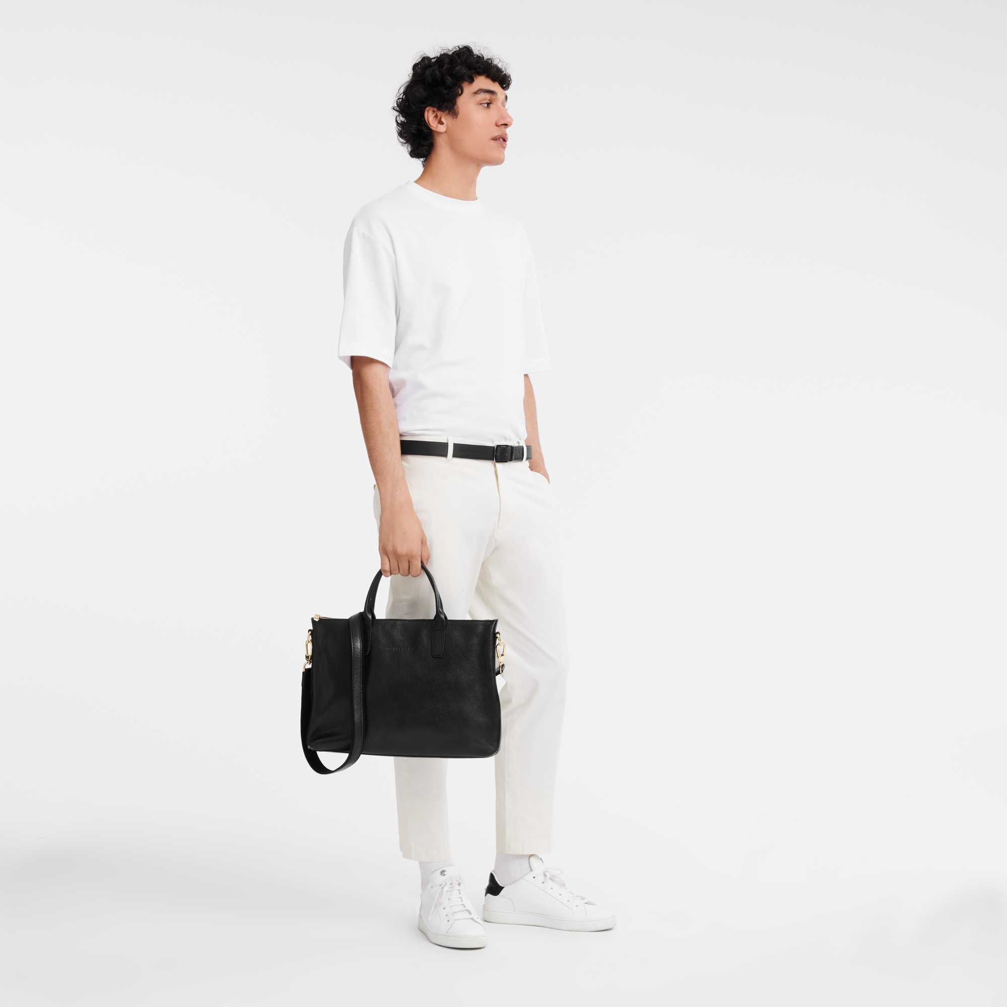 Longchamp Le Foulonné S Briefcase Black