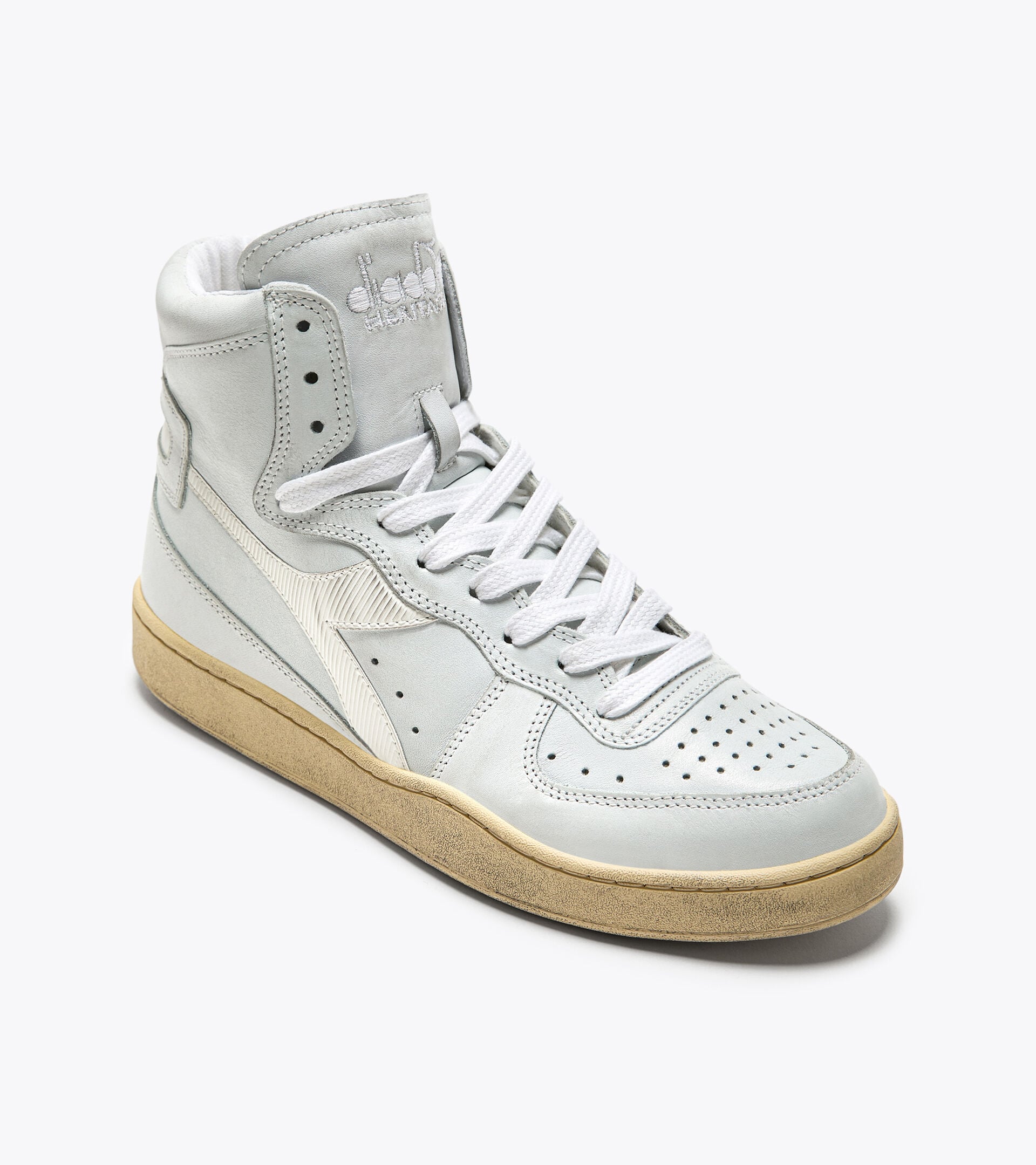 Diadora Mi Basket Used White /White