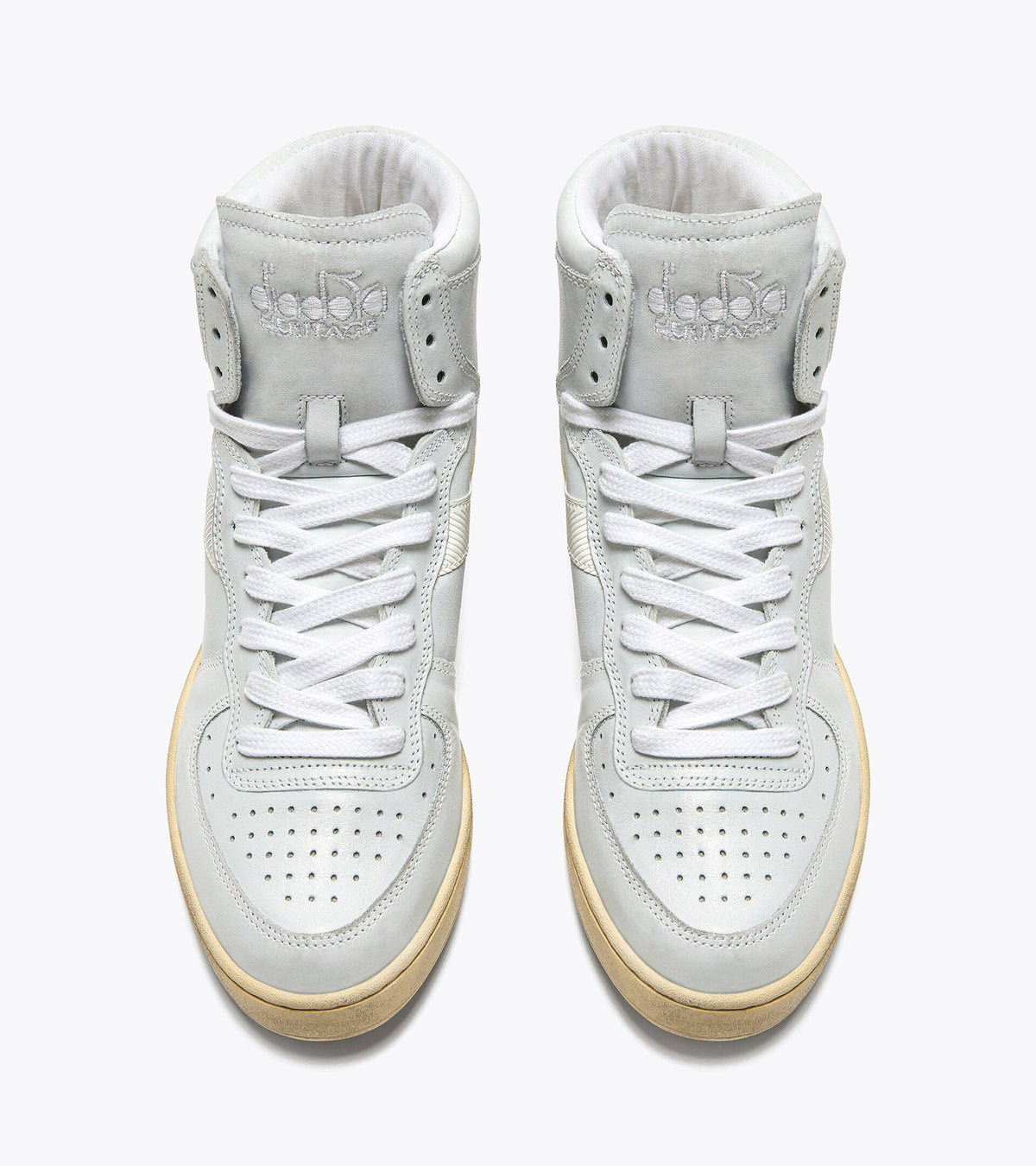 Diadora Mi Basket Used White /White