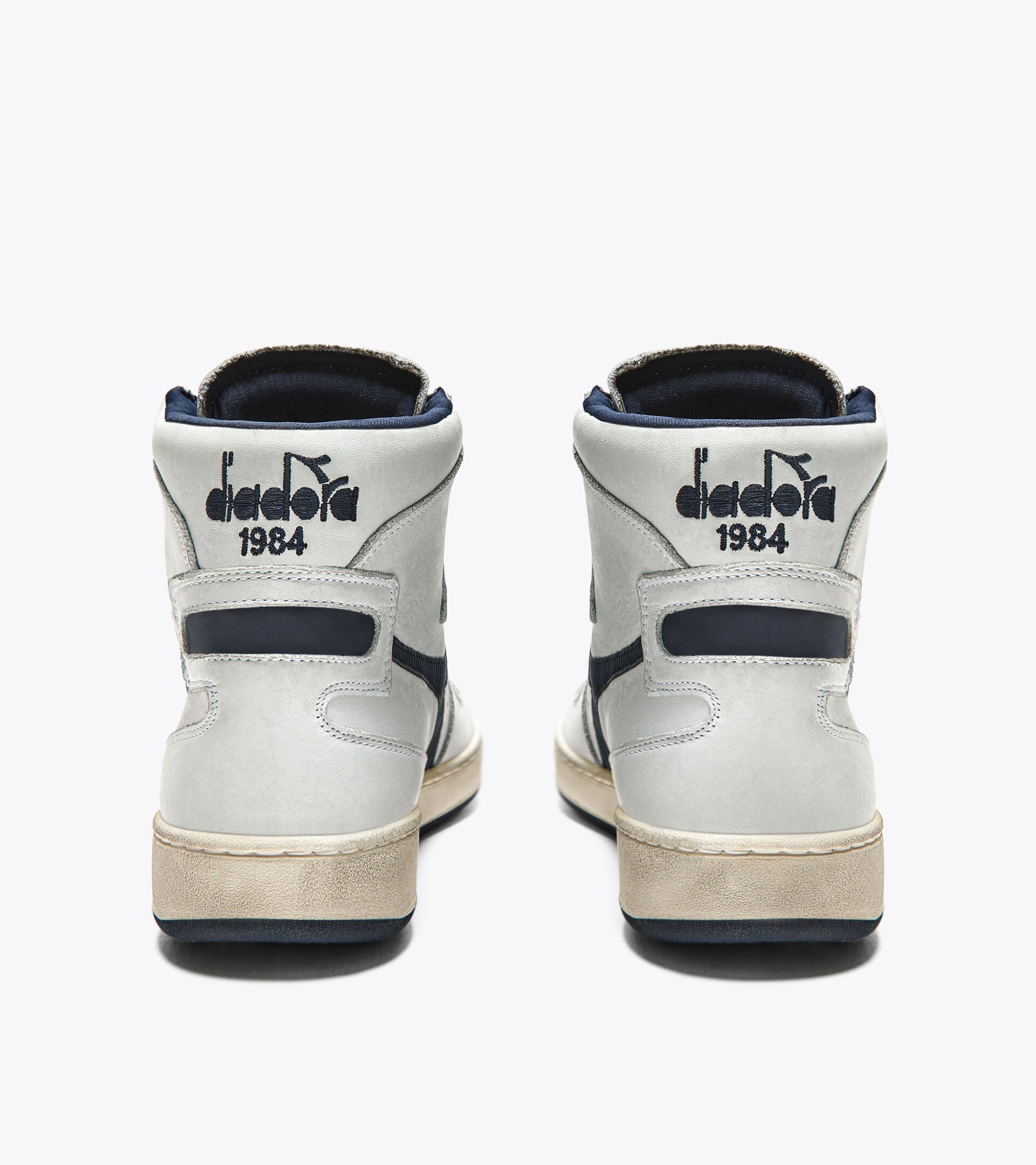 Diadora Mi Basket Used White/Blue Corsair
