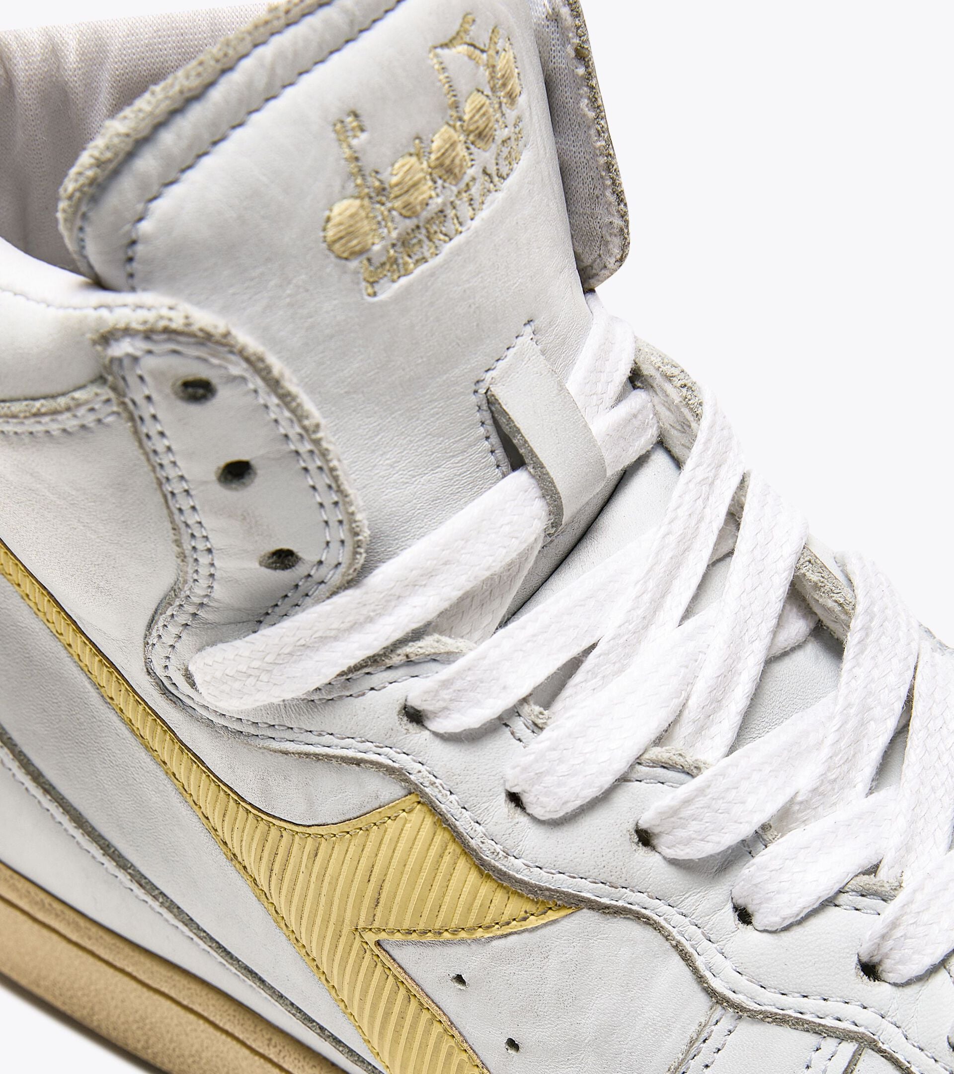Diadora Mi Basket Used White/French Vanilla
