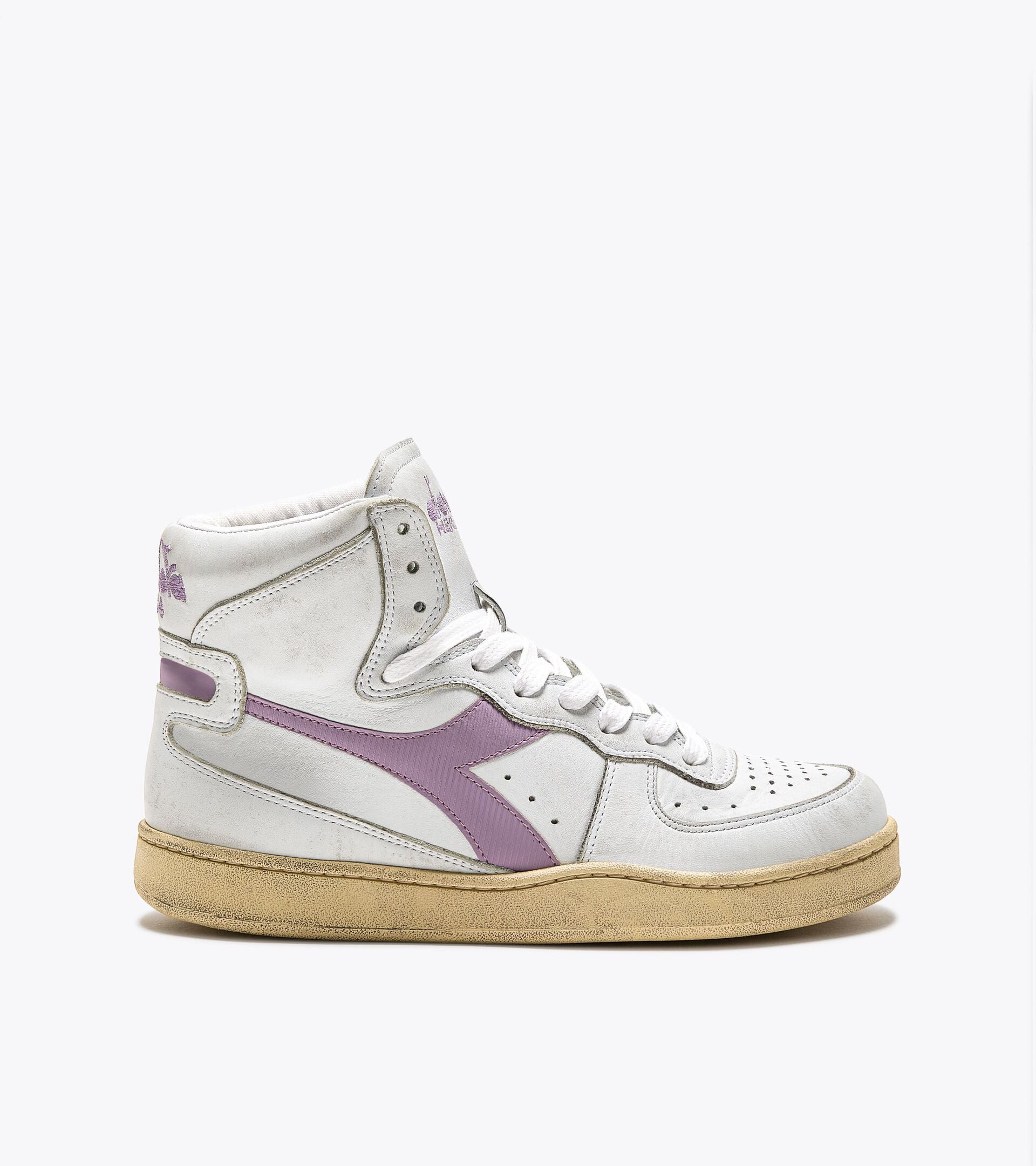 Diadora Mi Basket Used White/Lavender Mist