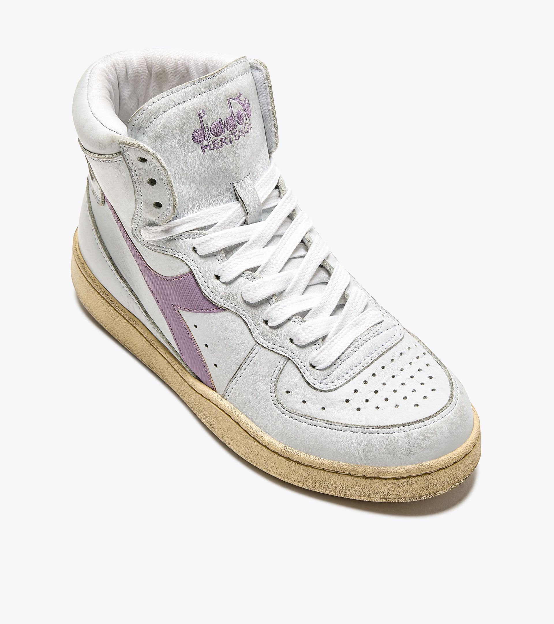 Diadora Mi Basket Used White/Lavender Mist