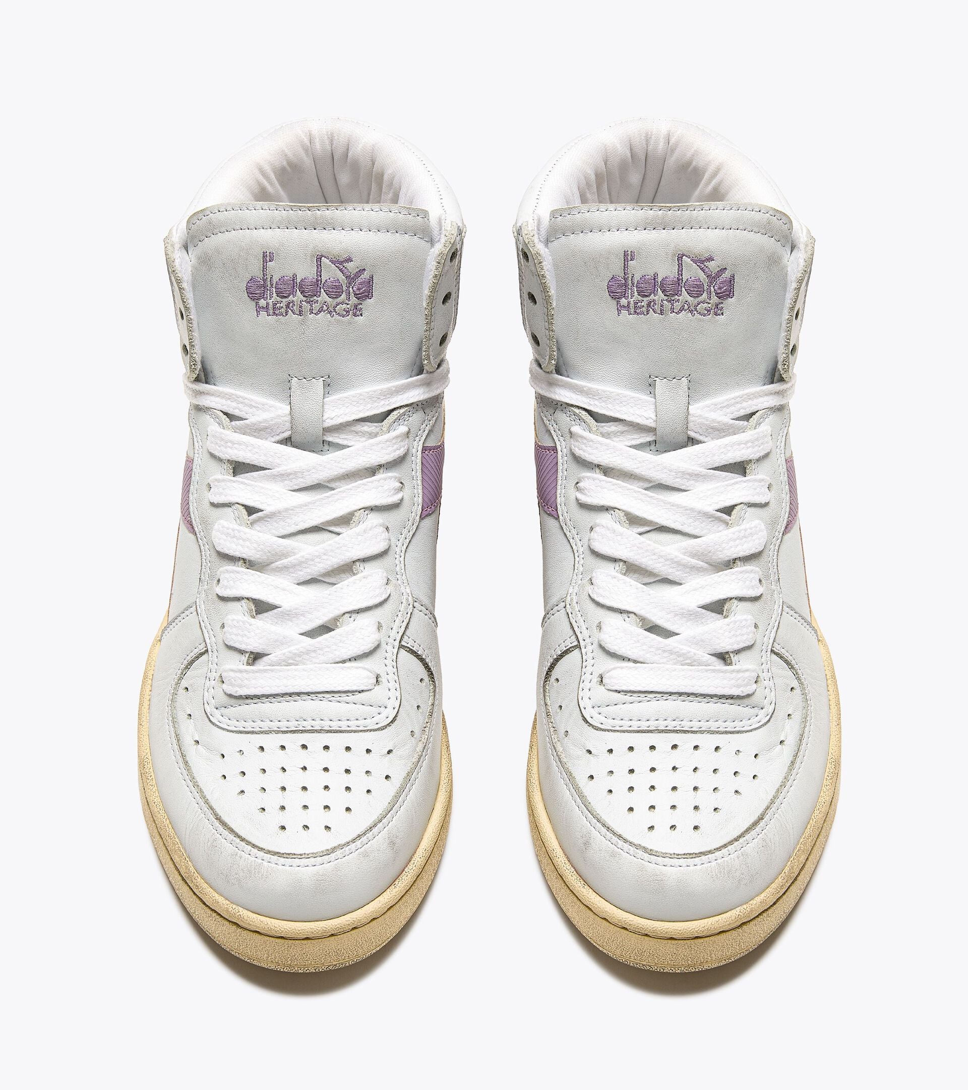Diadora Mi Basket Used White/Lavender Mist