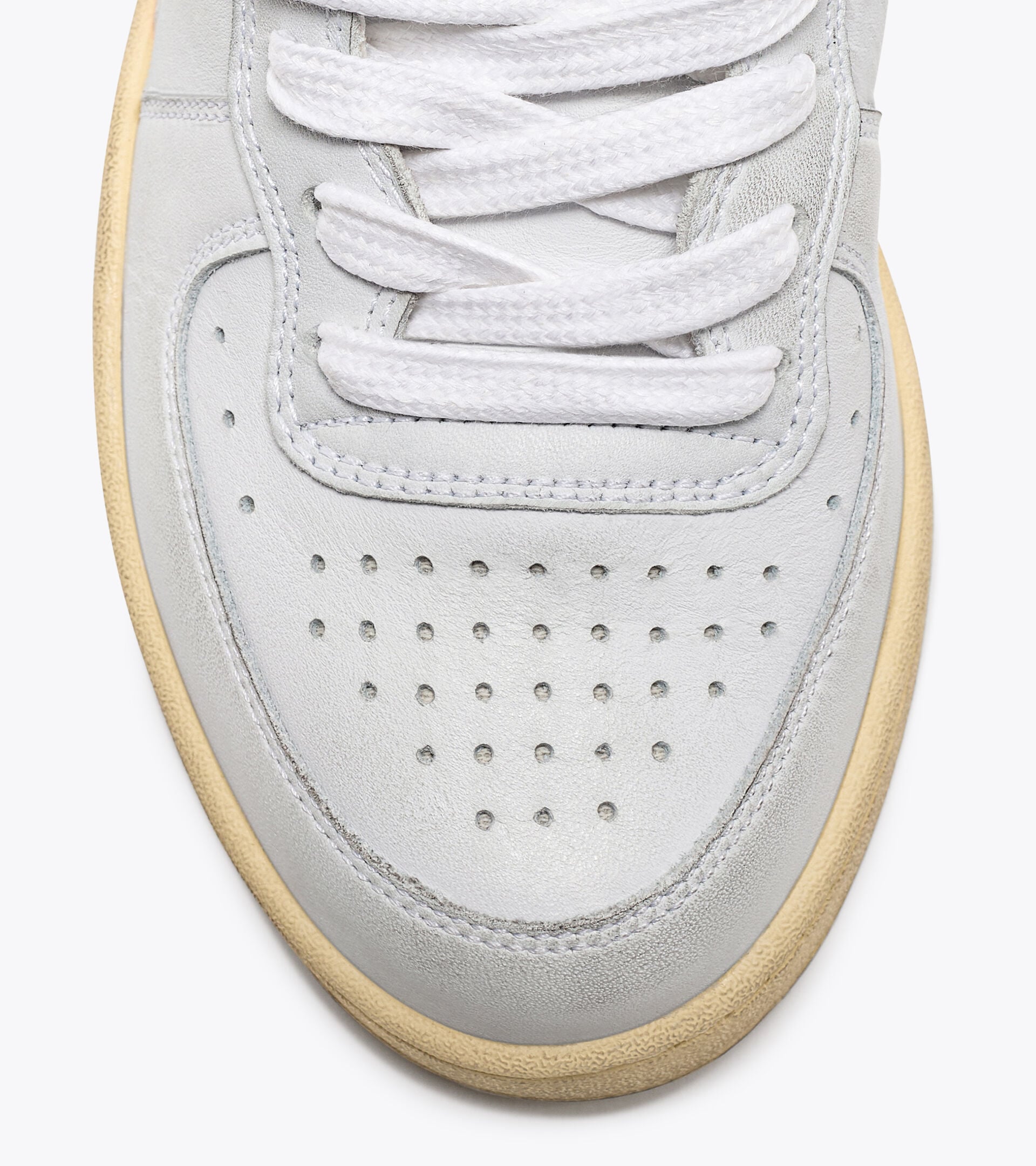 Diadora Mi Basket Used White/Parfait Pink