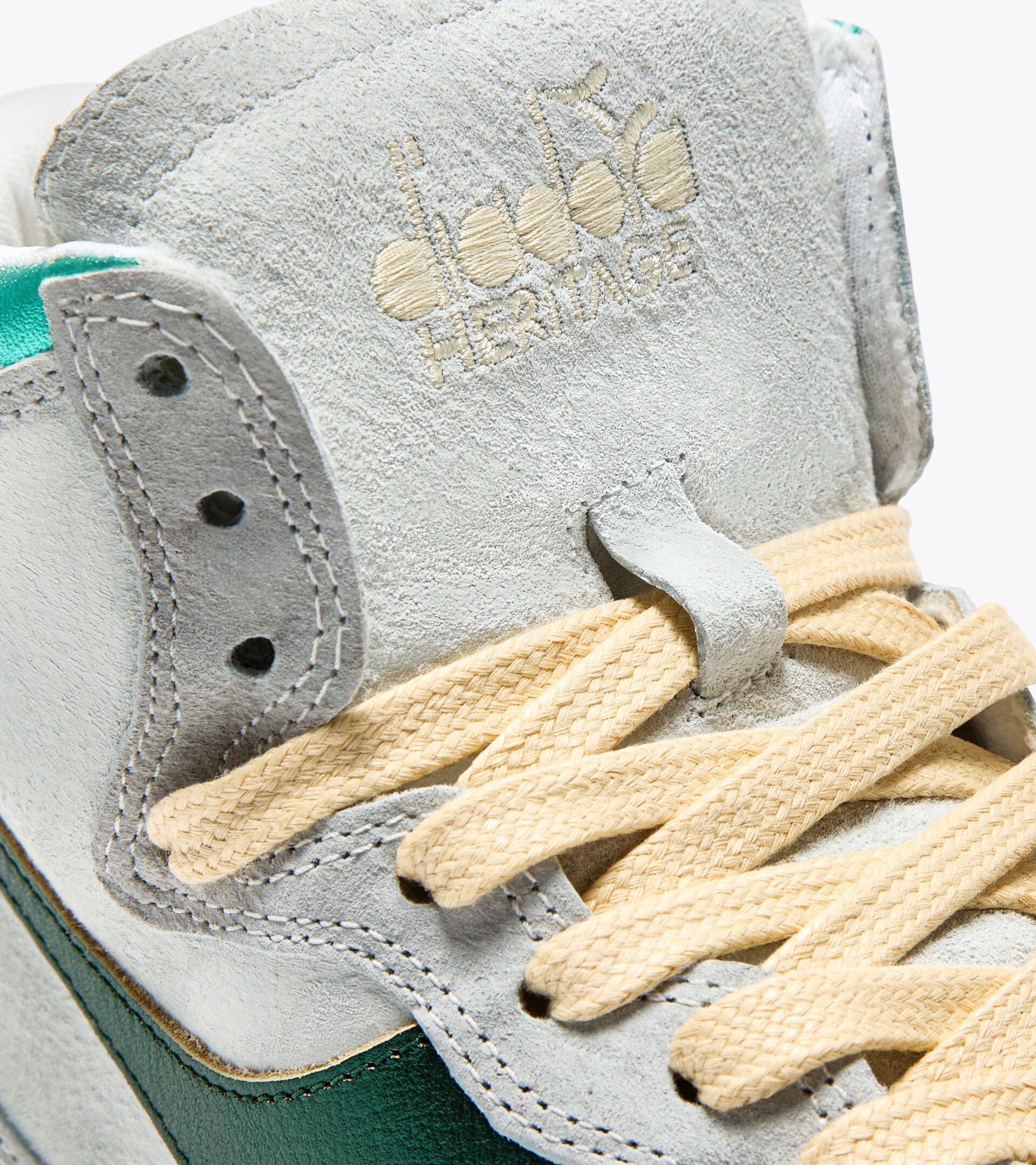 Diadora Mi Basket Metal Pigskin Used Wn Turquoise