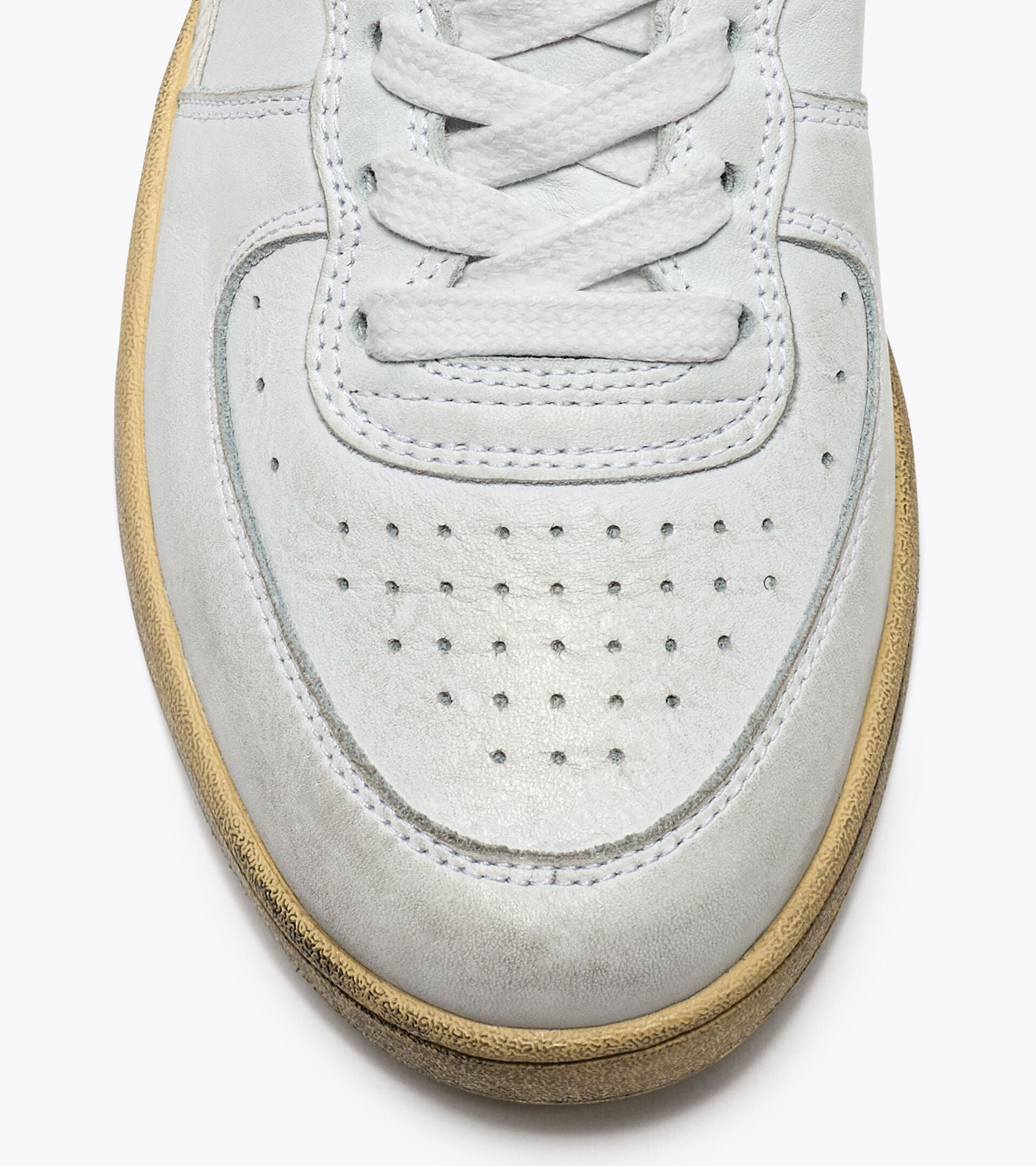 Diadora Mi Basket Low Used White /White