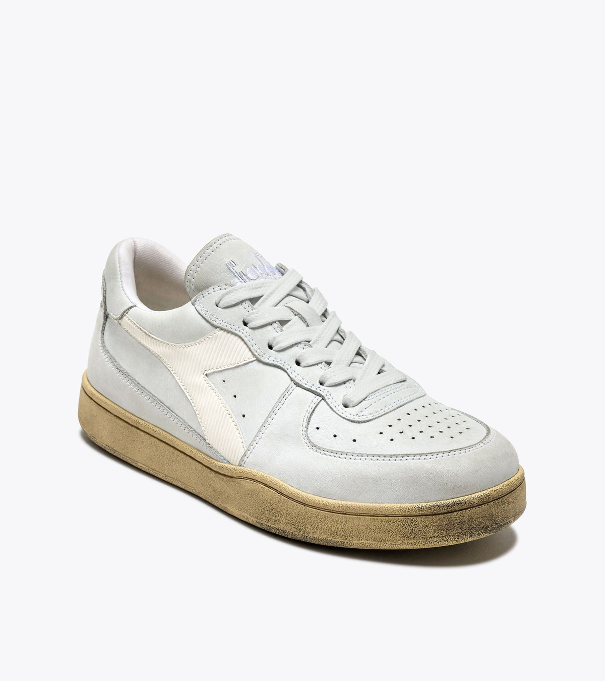 Diadora Mi Basket Low Used White /White