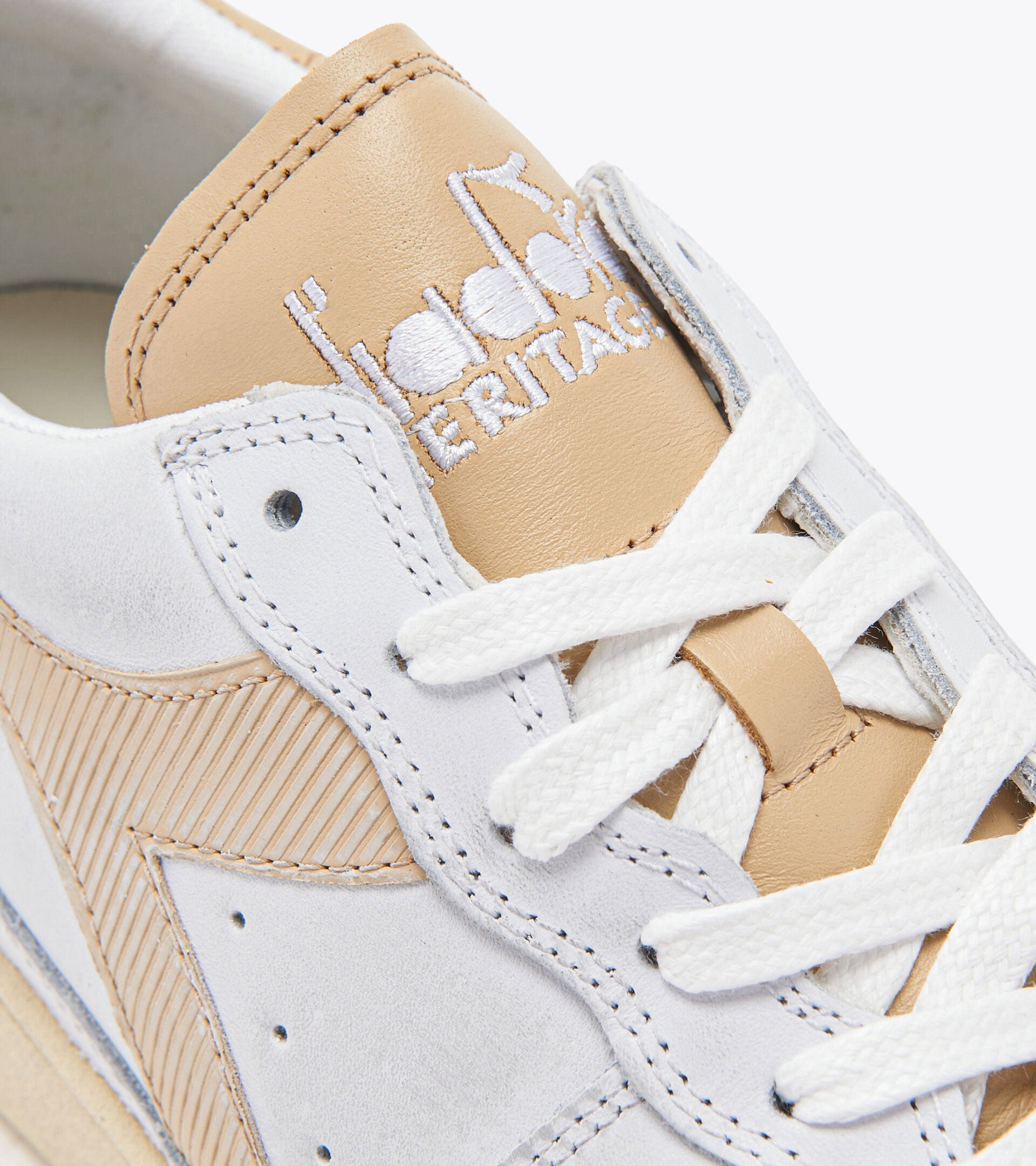 Diadora Mi Basket Low Used White/Beige