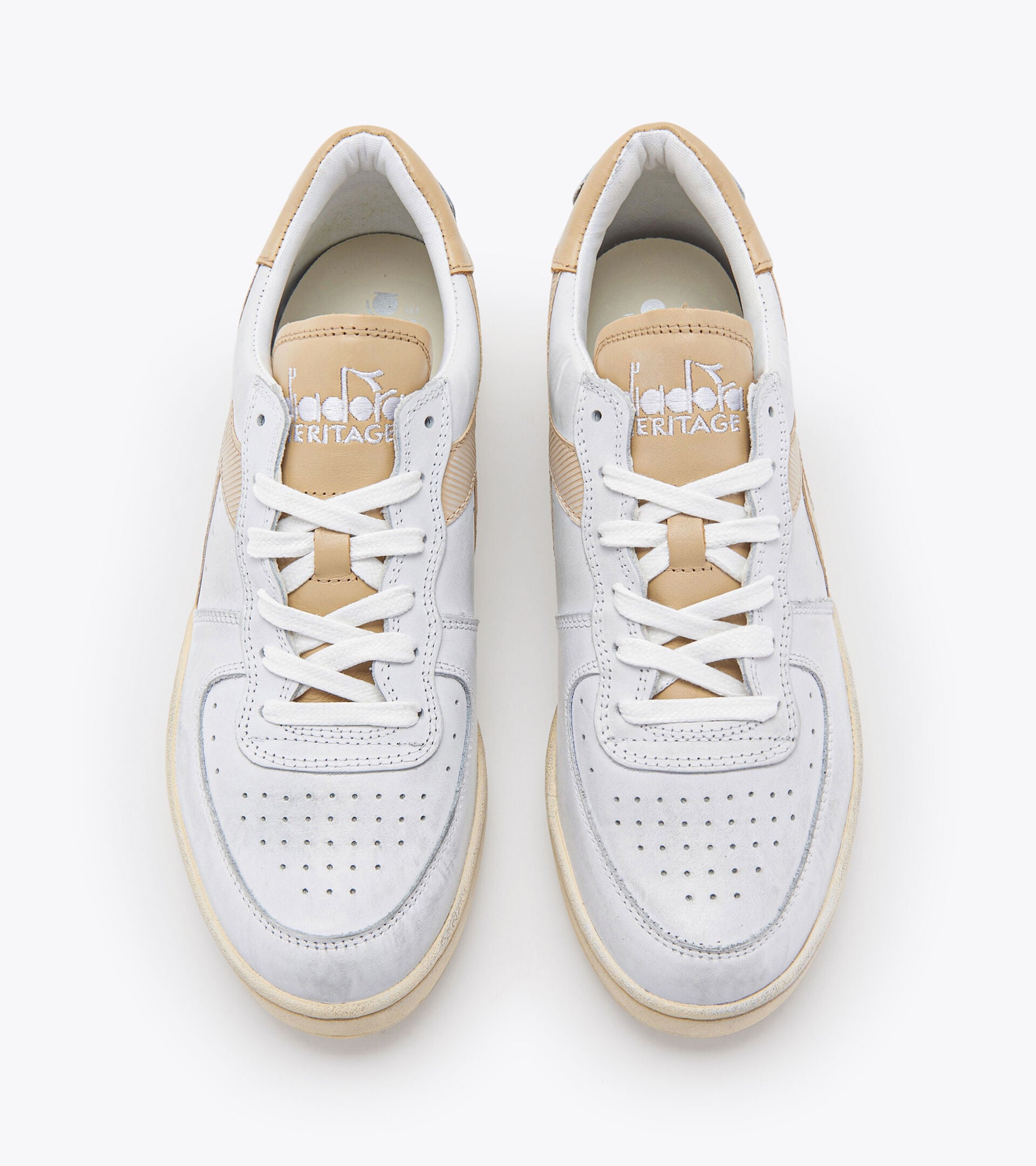Diadora Mi Basket Low Used White/Beige