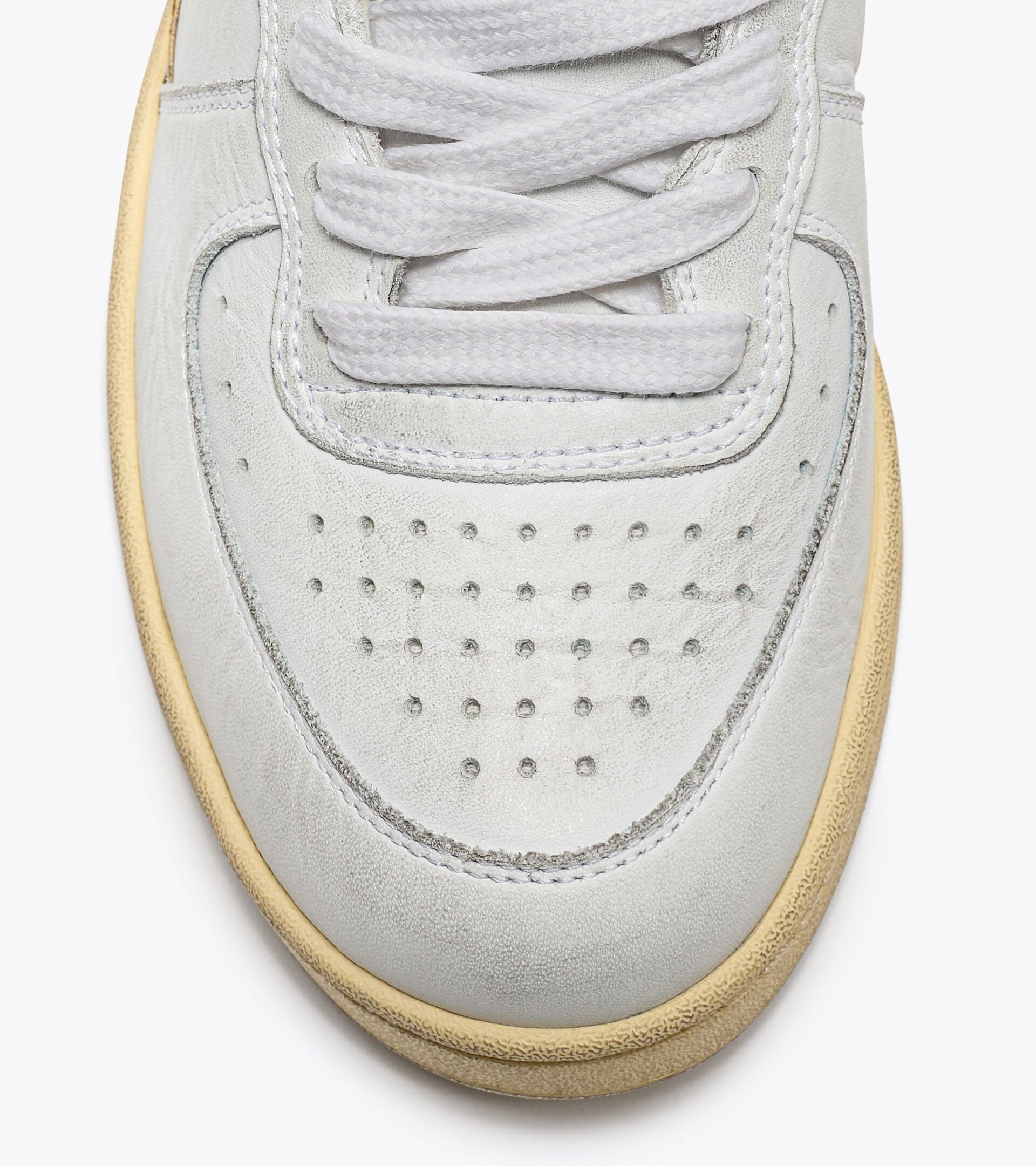 Diadora Mi Basket Low Used White/Caramel