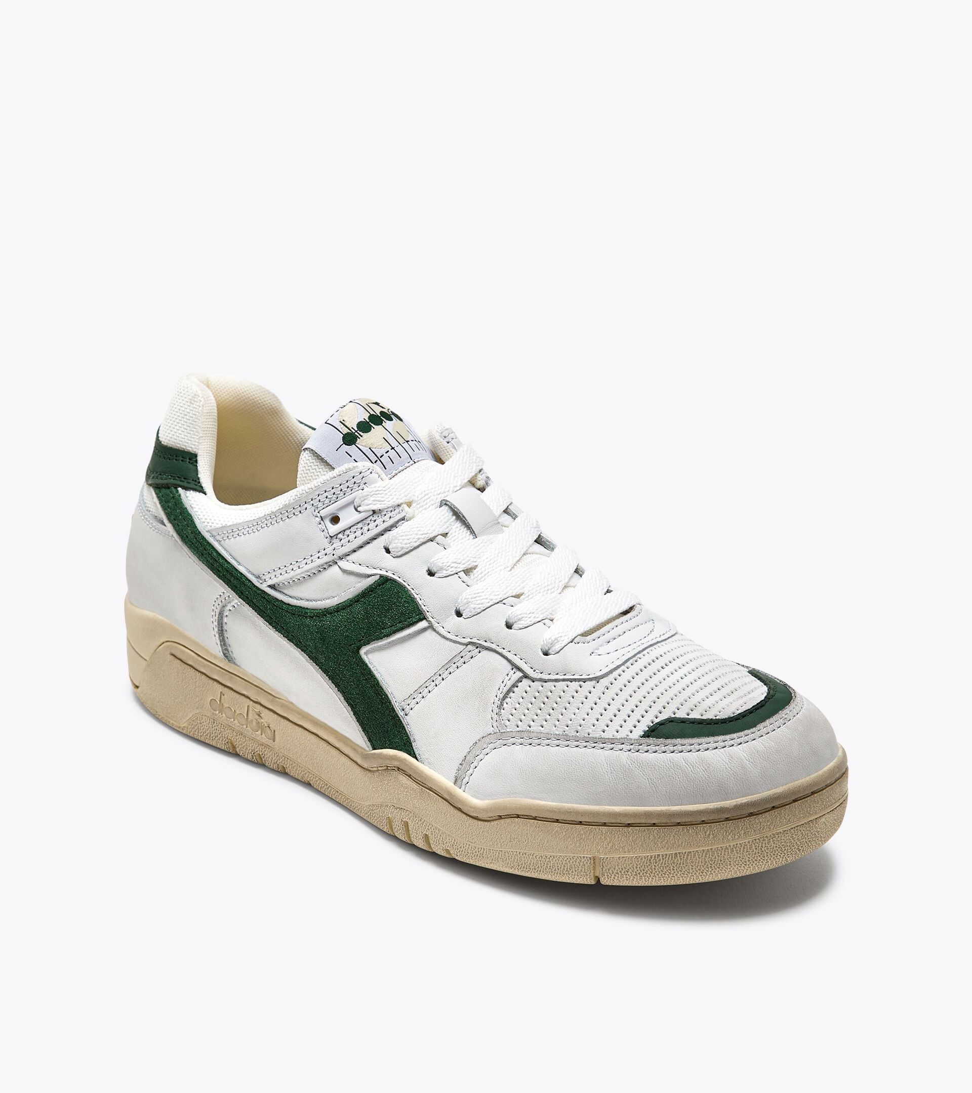 Diadora B.560 Used White/Fogliage Green