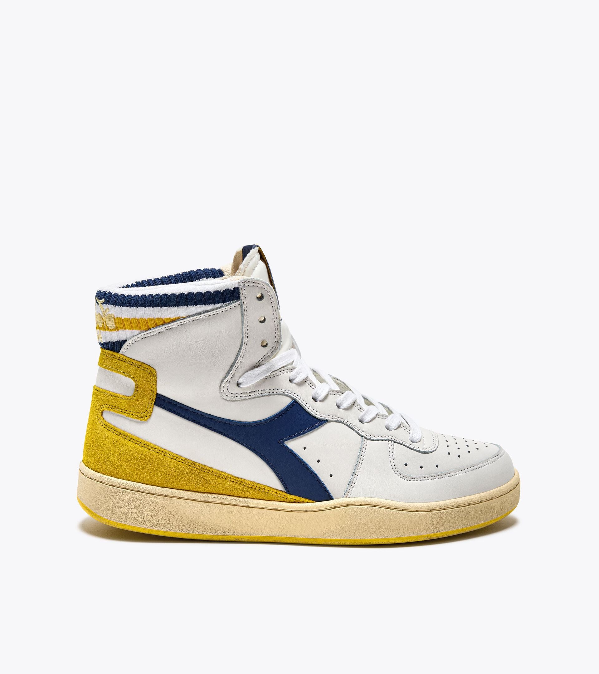 Diadora Mi Basket Forty Knit Italia White