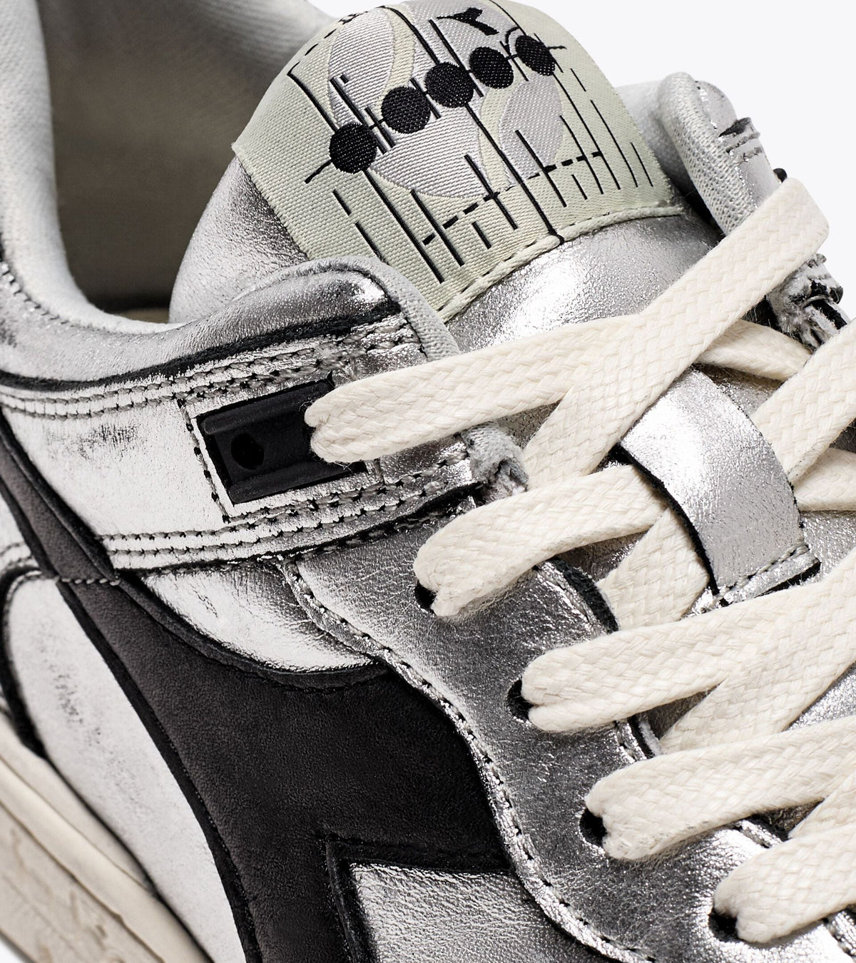 Diadora B.560 Silver Used Wn Silver Metallized/Black