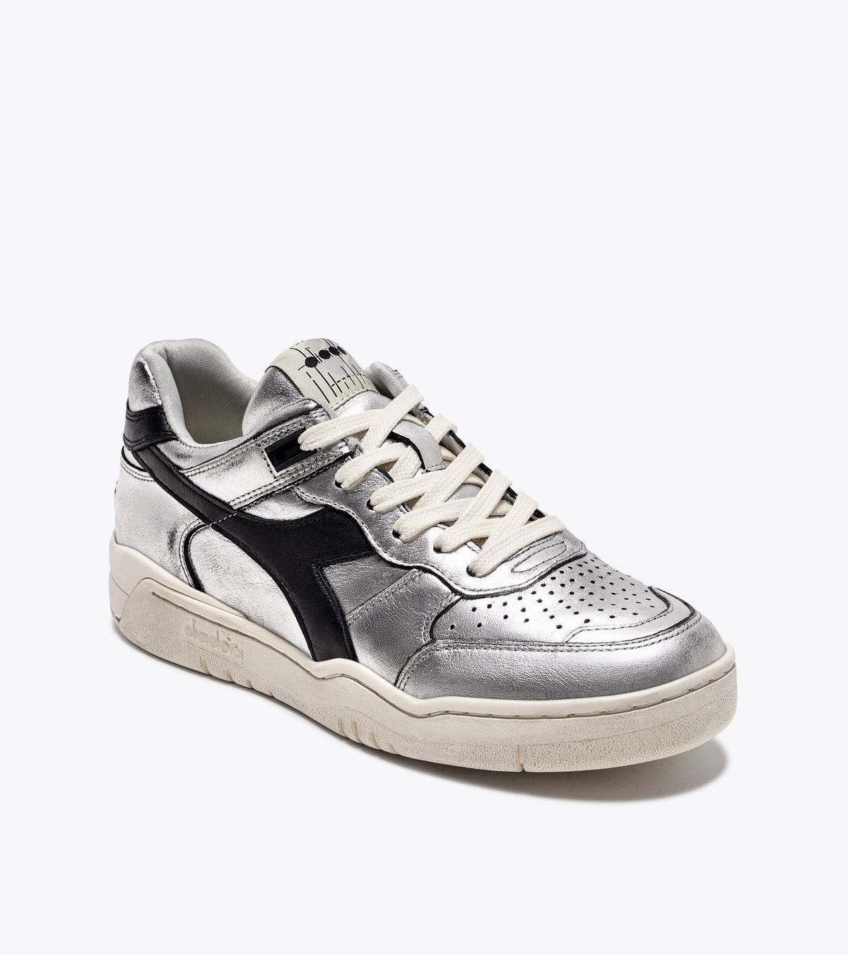 Diadora B.560 Silver Used Wn Silver Metallized/Black