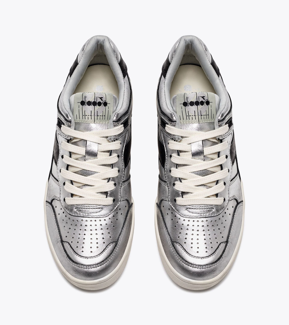 Diadora B.560 Silver Used Wn Silver Metallized/Black