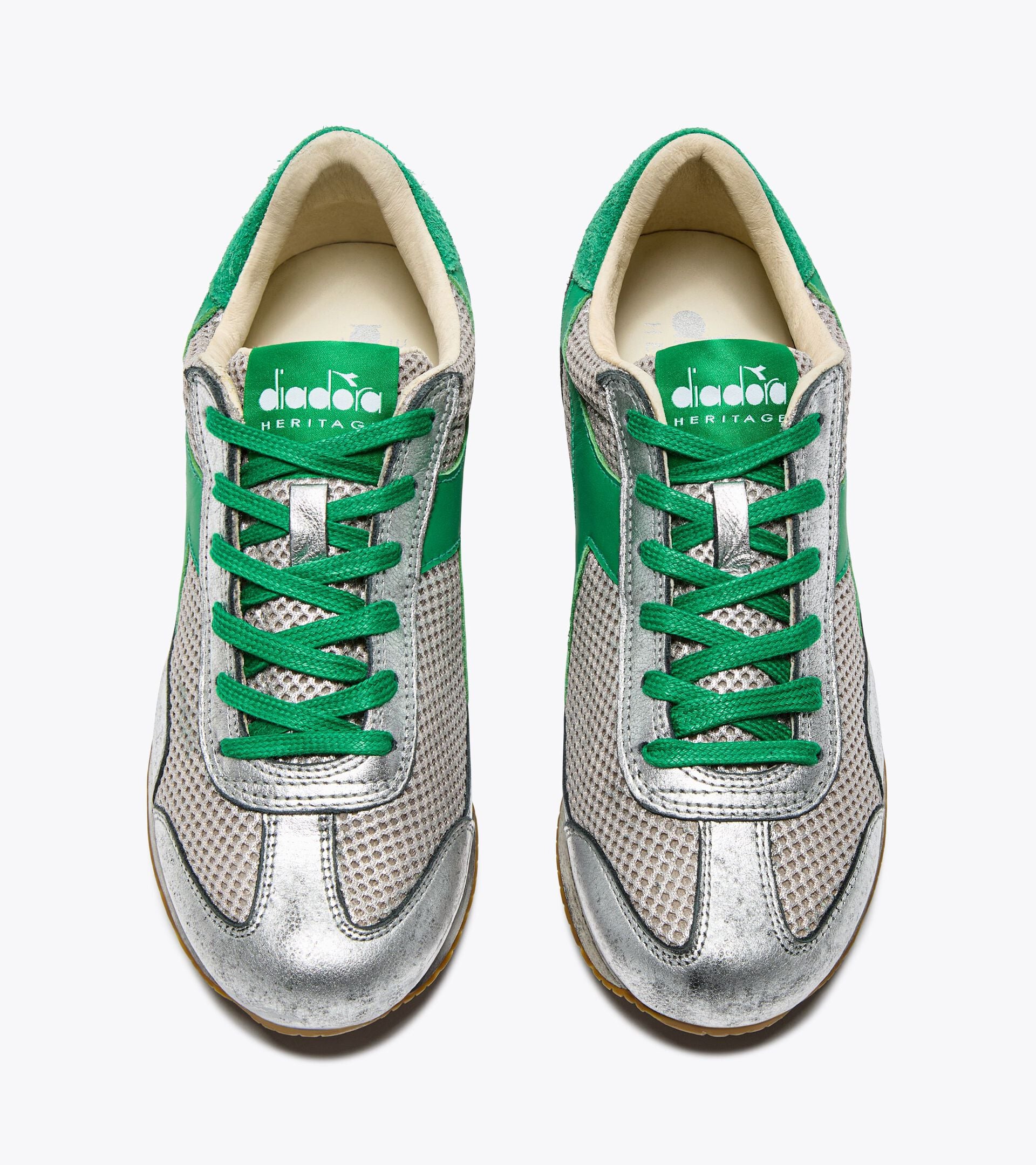 Diadora Equipe Stellar Sw Silver Metalized/Green Peas Cream