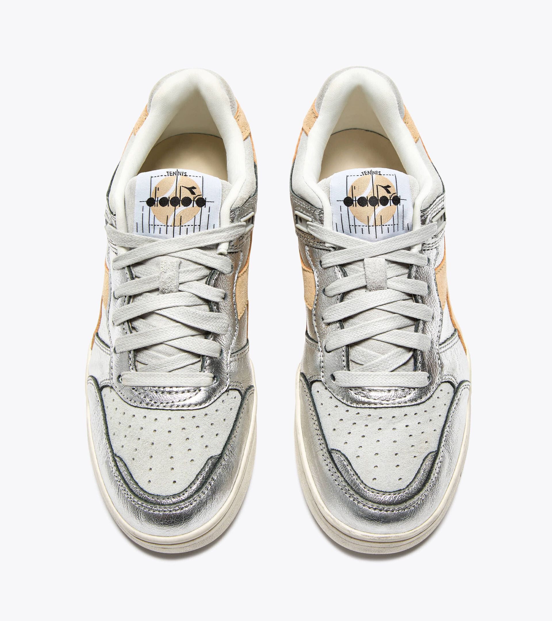 Diadora B.560 Metal S Used Aluminum