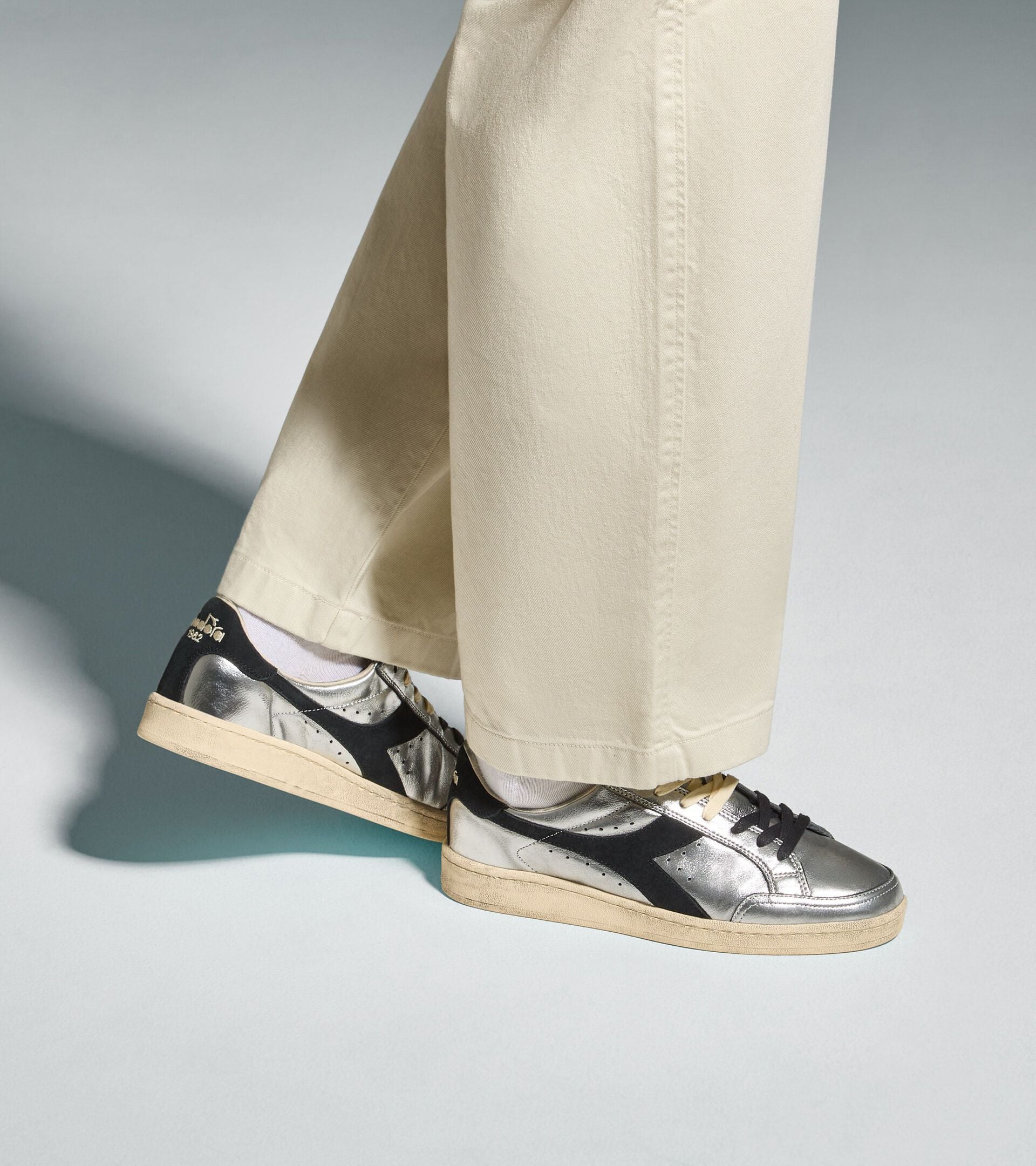 Diadora Prestige Metal Used Silver